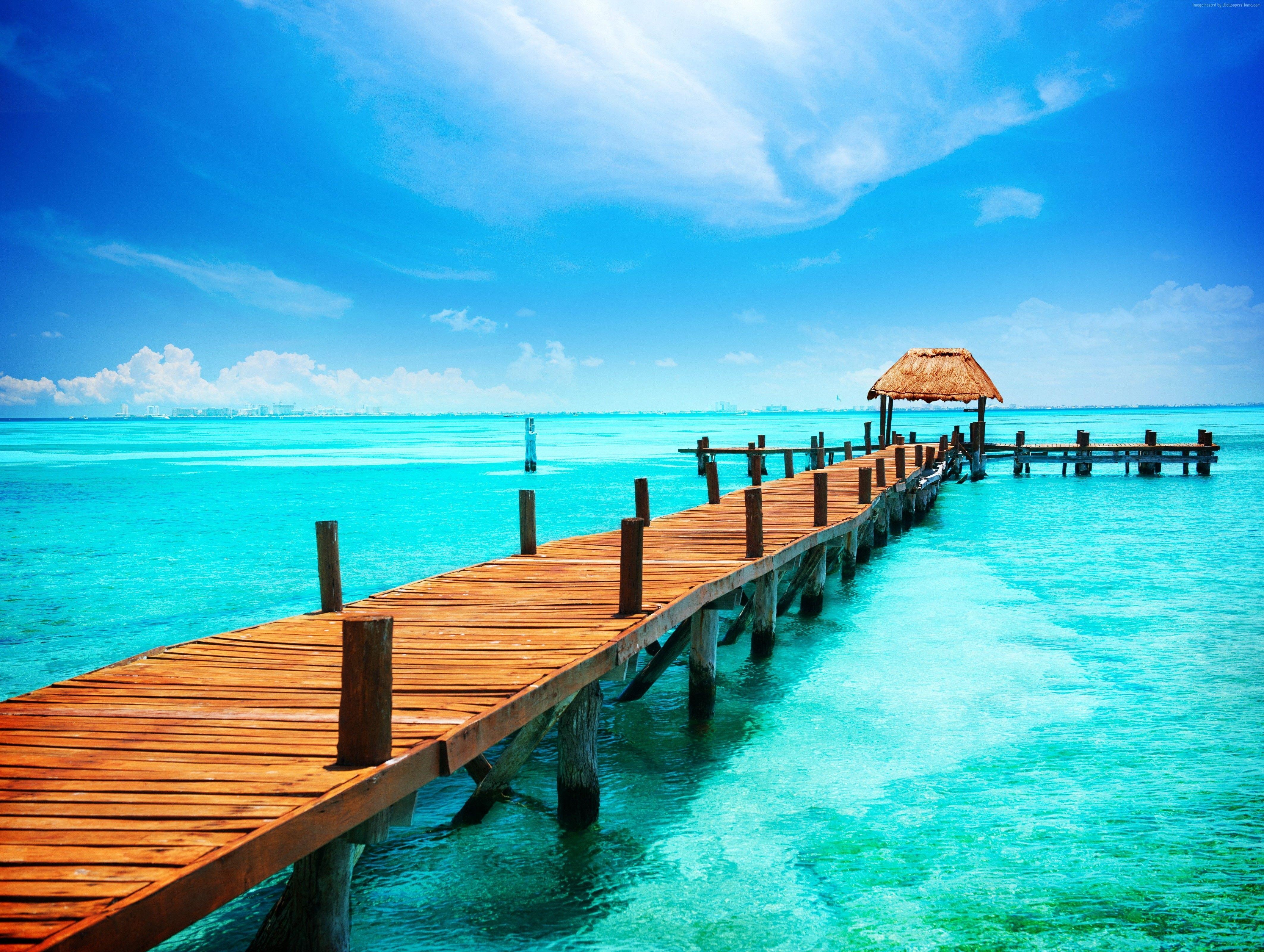 4250x3200 Wallpaper Cancun, Mexico, Best beaches of tourism, travel, Desktop