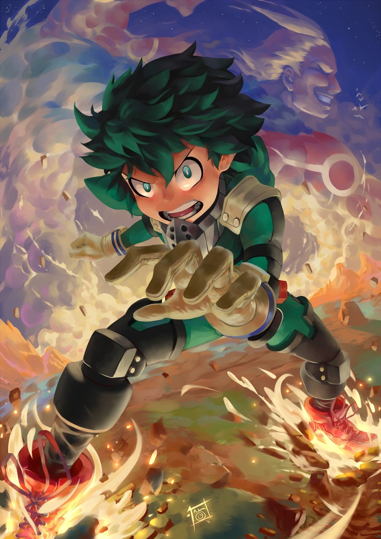 1280x1820 Deku Wallpaper Phone Free HD Wallpaper, Phone