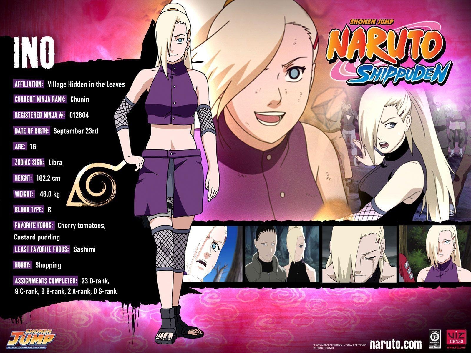 1600x1200 Ino Wallpaper Naruto, Desktop