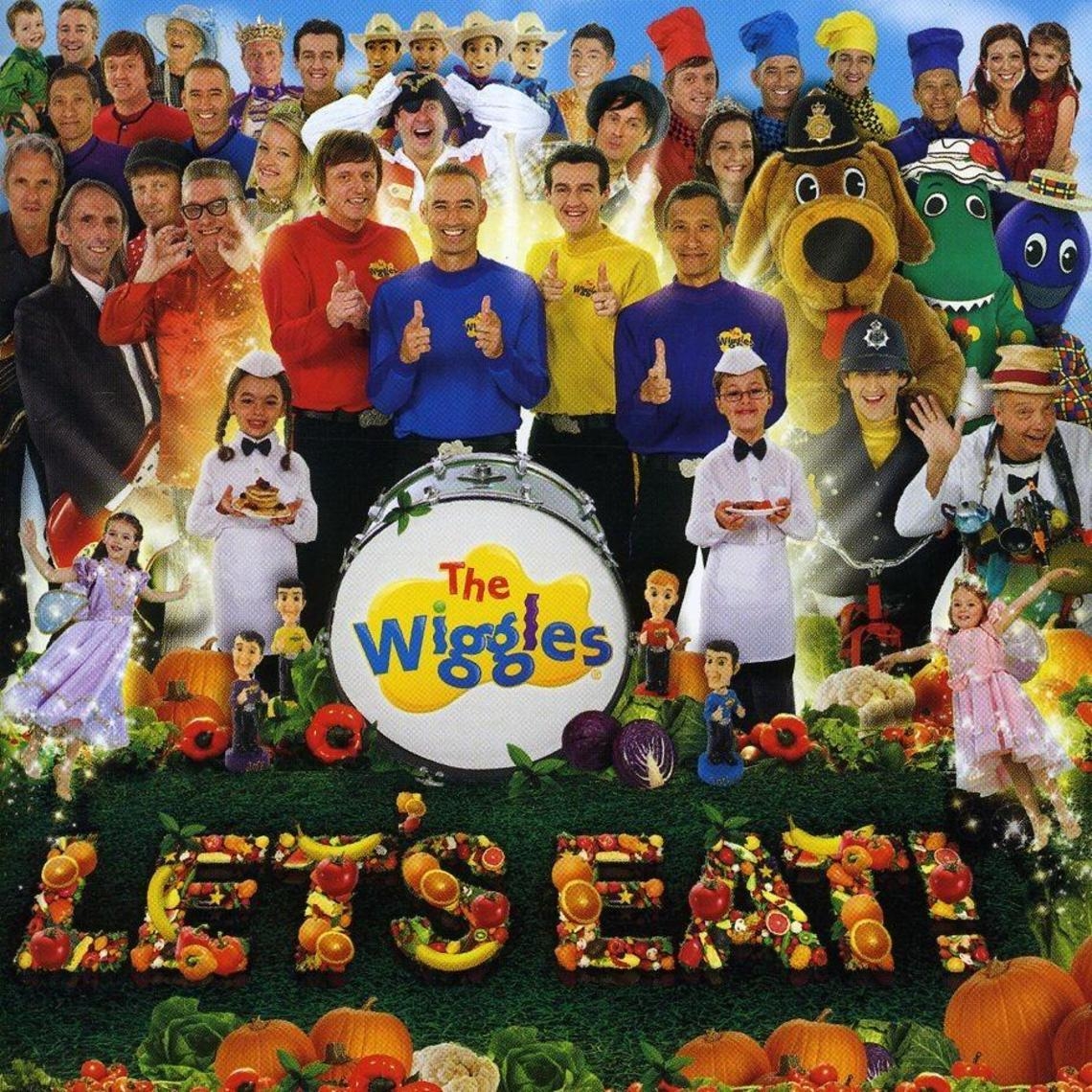 1140x1140 The Wiggles Lets Eat. wallpaper. Wallpaper and Rock, Phone