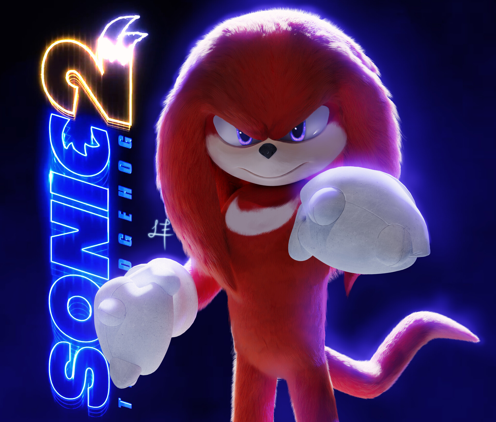 1920x1640 Sonic The Hedgehog 2 Movie: Knuckles, Desktop