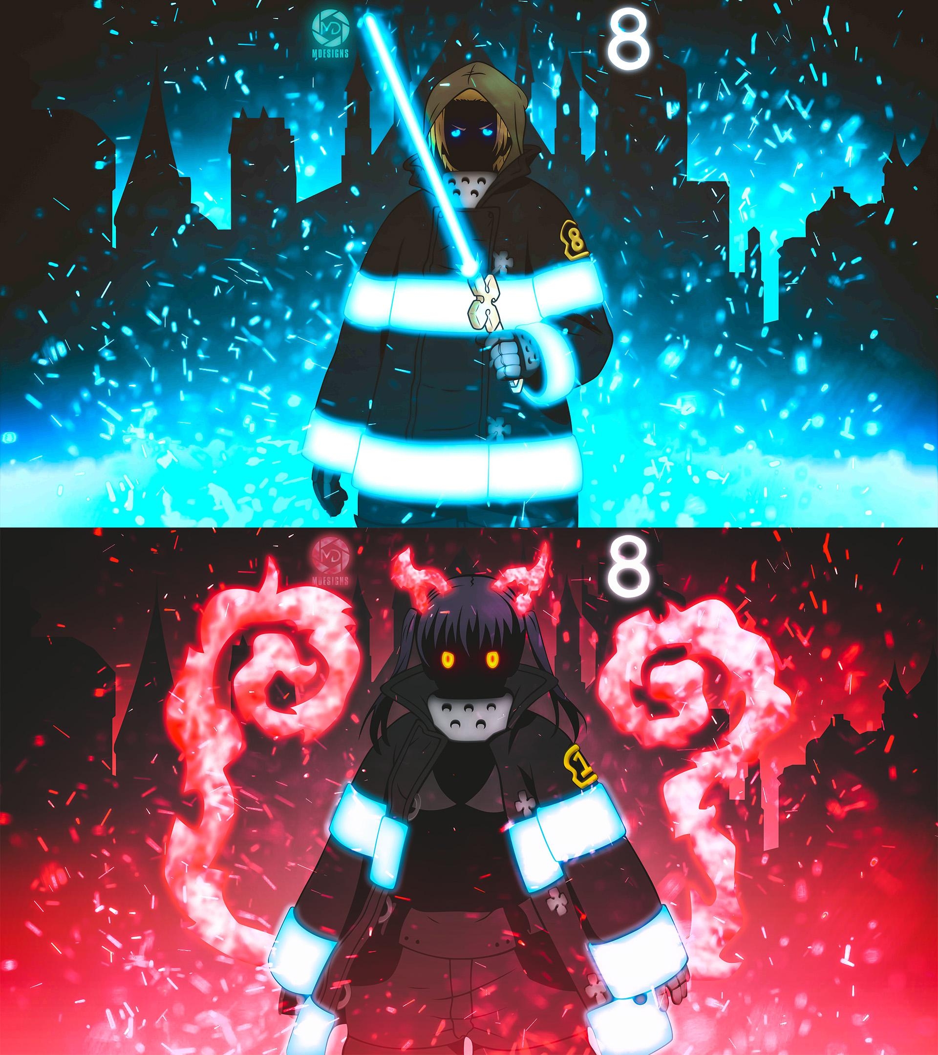 1920x2160 I decided to make some more Fire Force Wallpaper, after the good feedback I got from the last ones it got me all fired up, Phone