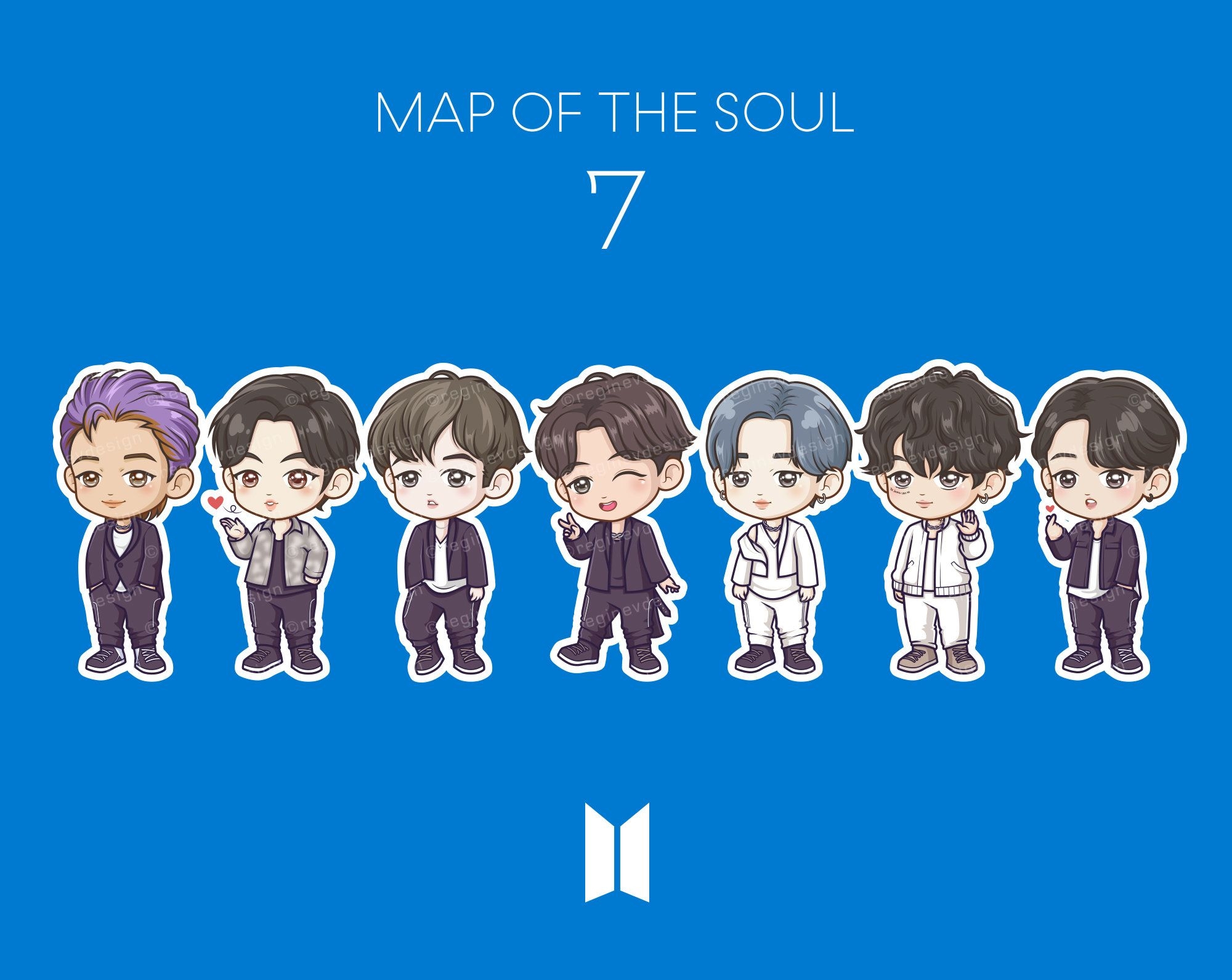 2000x1600 BTS Chibi Kawaii Cartoon Clipart K Pop RM Jin J Hope. Etsy. Bts Chibi, Chibi, Cartoon, Desktop