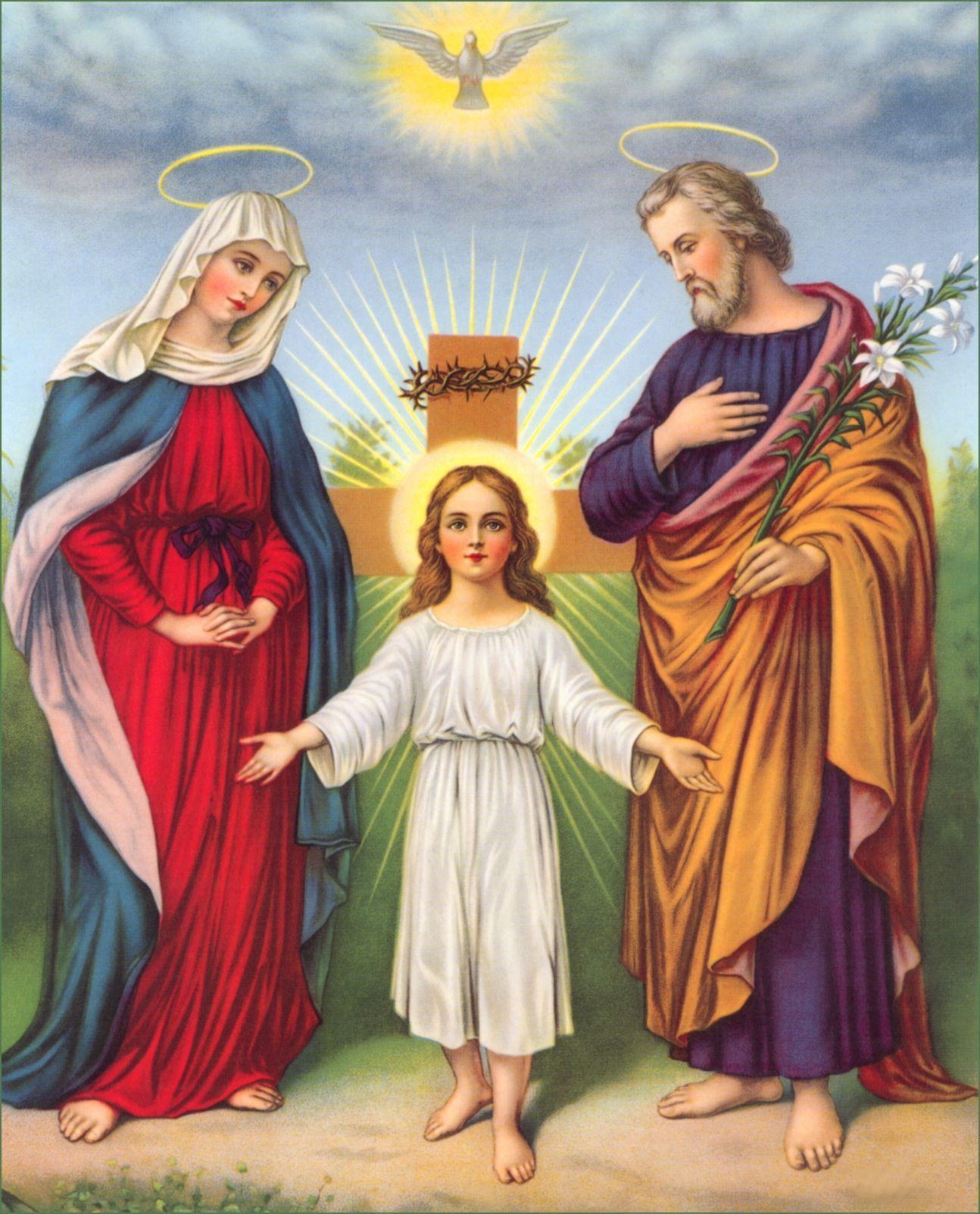 1300x1610 Holy Family Wallpaper, Phone