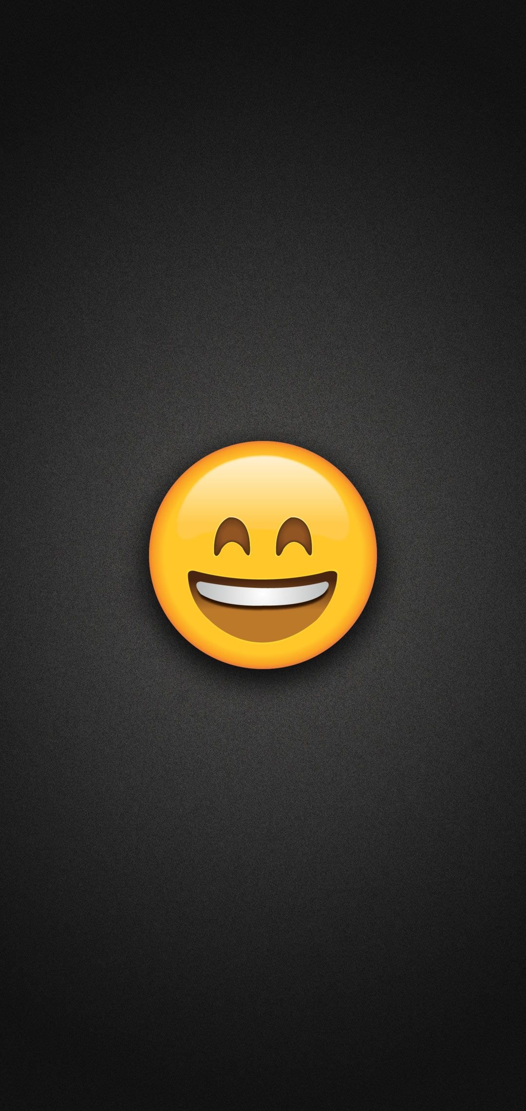 1080x2280 Smiling Emoji with Smiling Eyes Phone Wallpaper, Phone