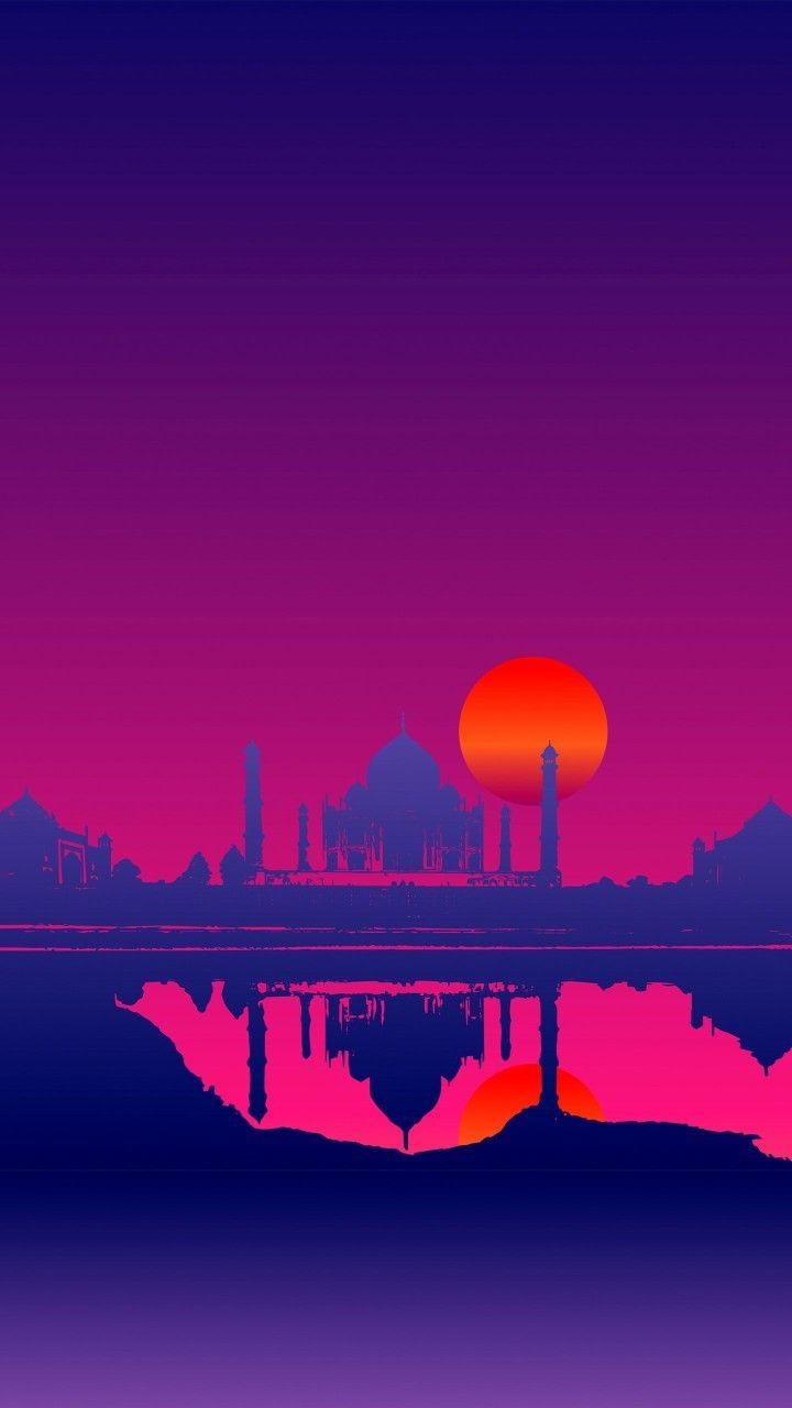 720x1280 Taj Mahal. Scenery wallpaper, Landscape wallpaper, Mkbhd wallpaper, Phone