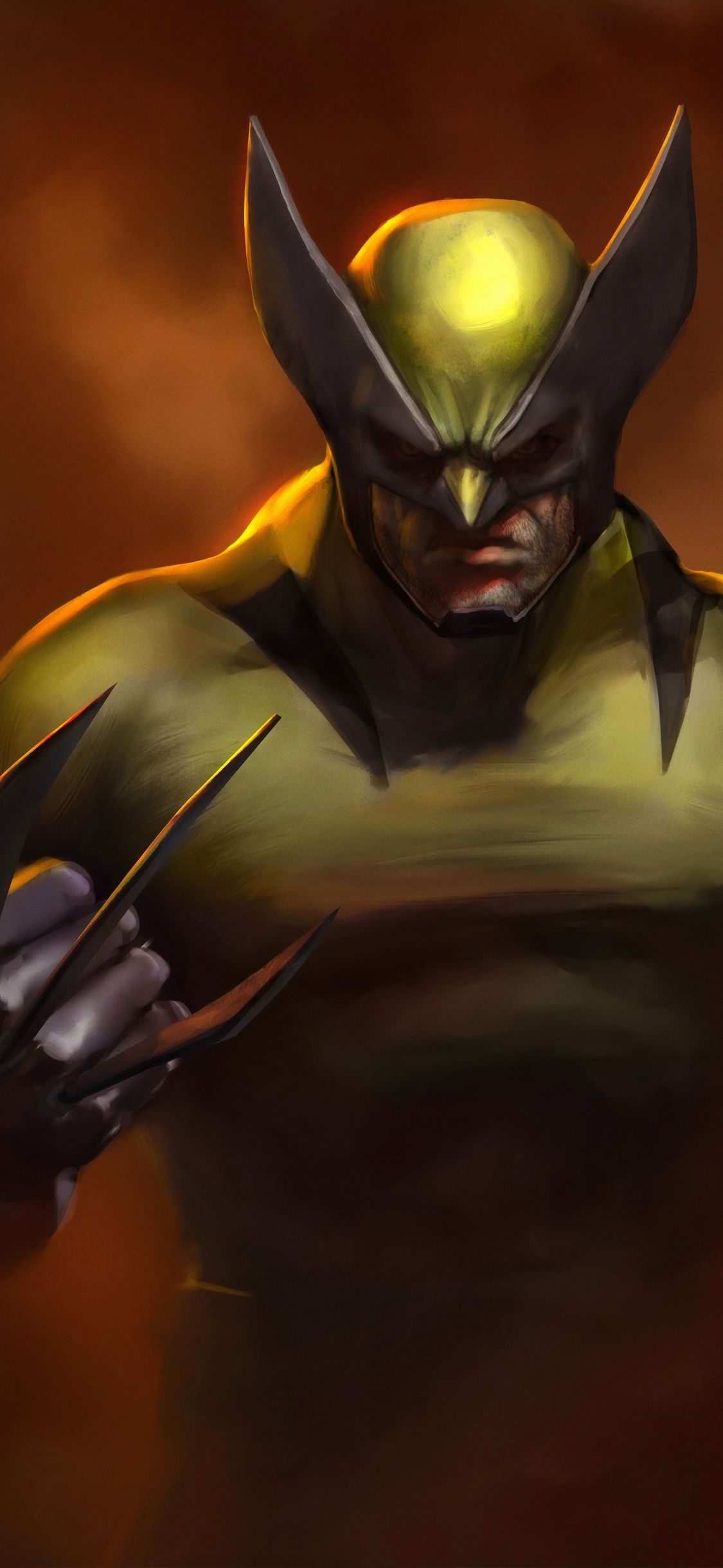 1130x2440 Wolverine Comic Arts iPhone XS, iPhone iPhone X HD 4k Wallpaper, Image, Background, Photo and Picture, Phone