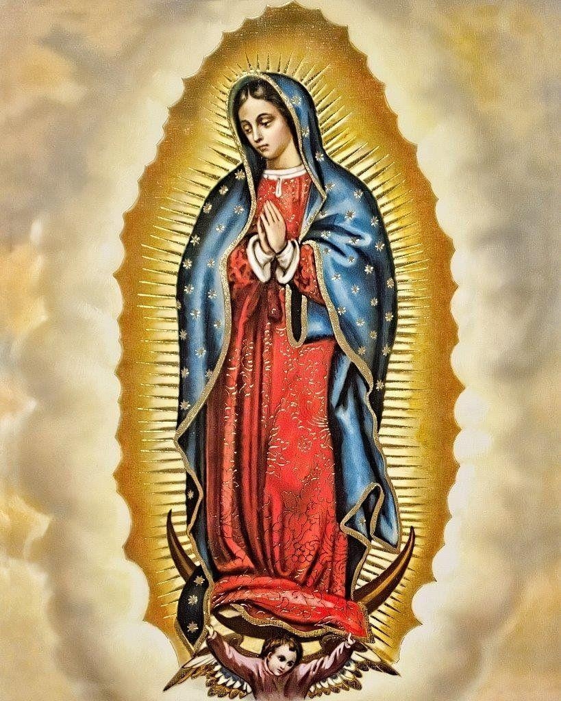 820x1030 Virgin Mary Our Lady of Guadalupe. Blessed Virgin Mary, Phone