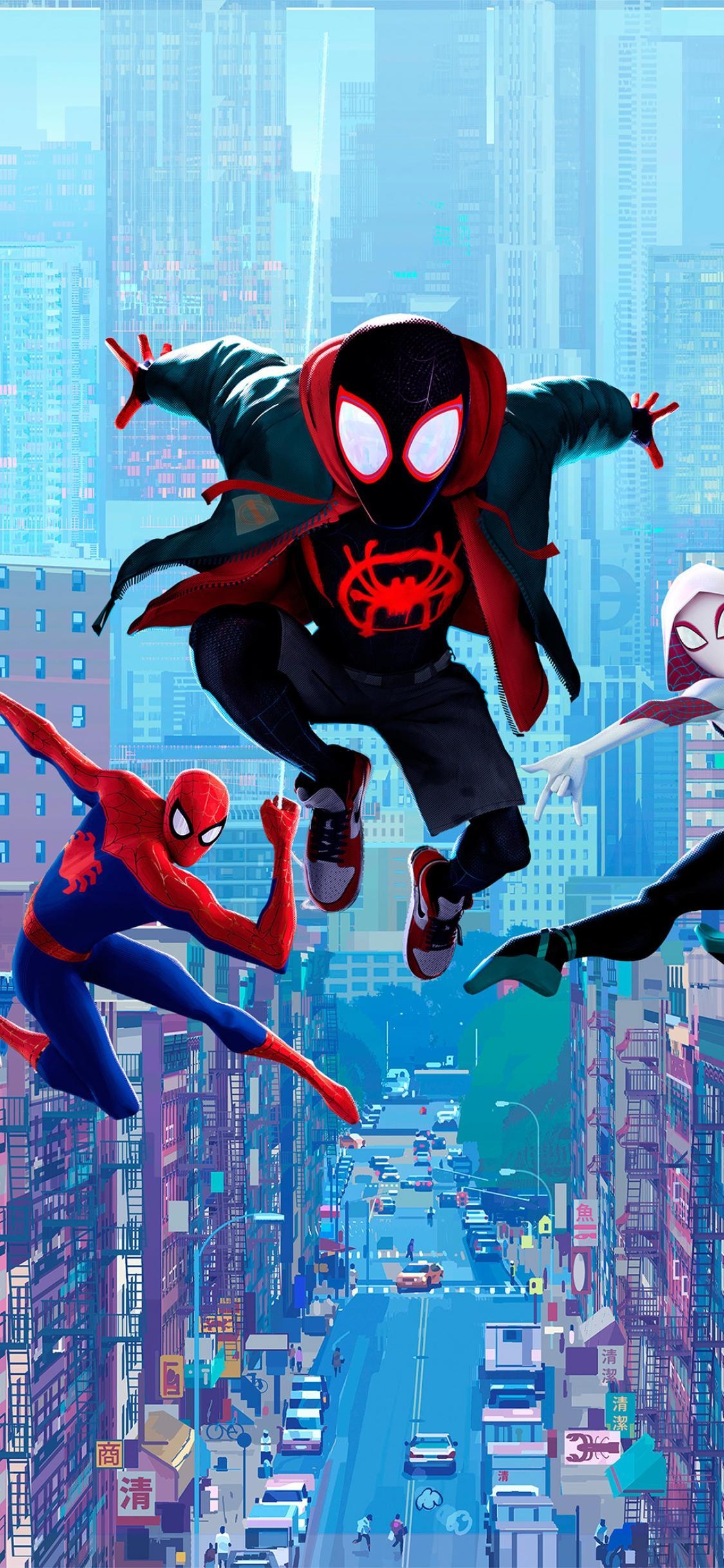 1130x2440 Spider Man Into The Spider Verse 2019 IPhone XS, Phone