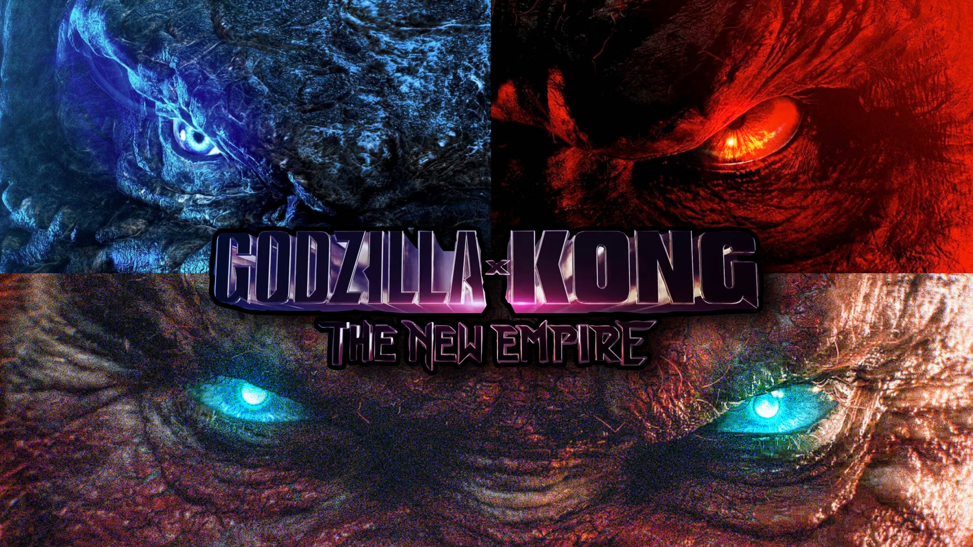 4100x2310 Godzilla X Kong the new empire banner. Godzilla vs. Kong, Desktop