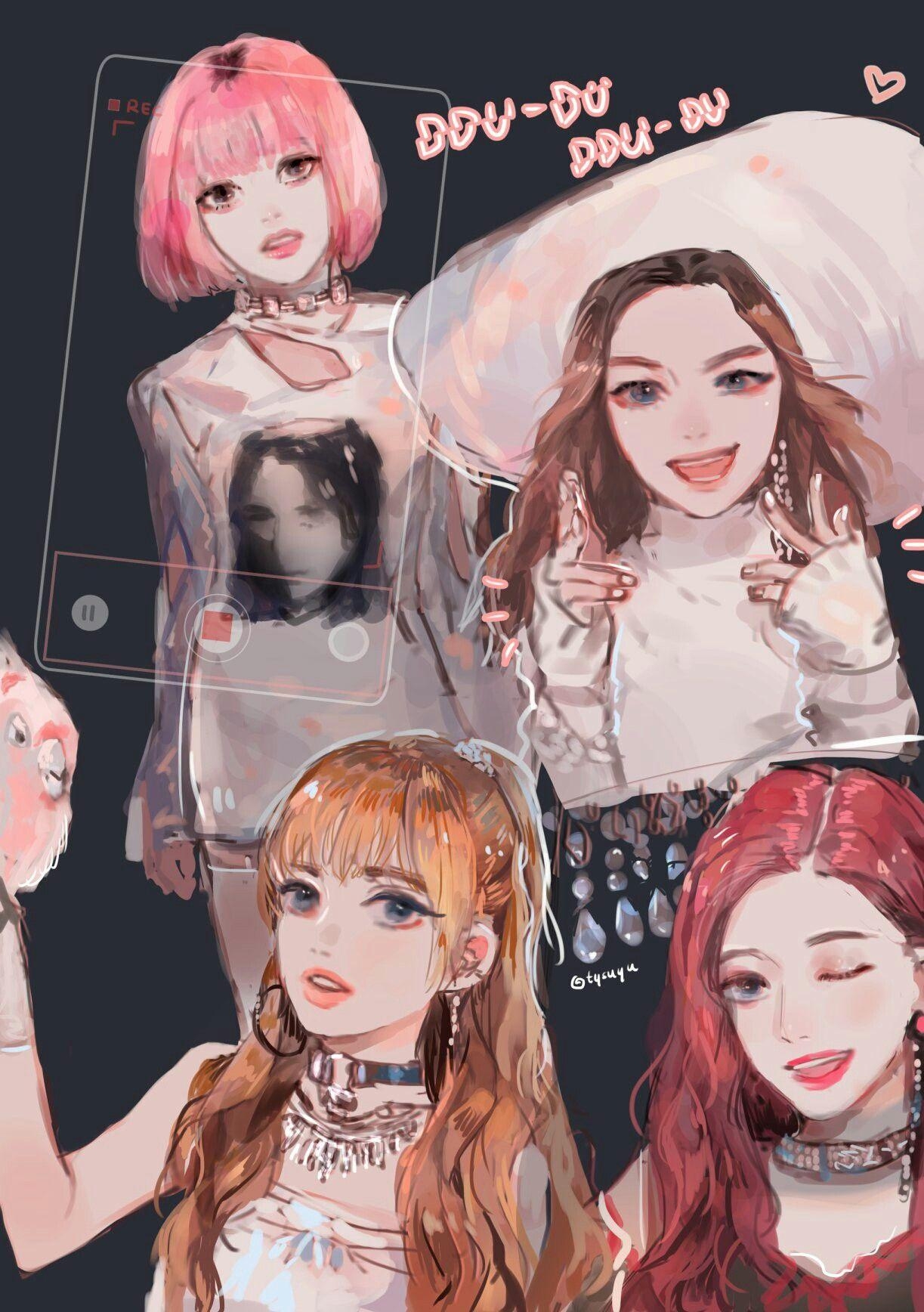 1230x1740 BLACKPINK Wallpaper Homescreen Lockscreen ©tto #anime, Phone