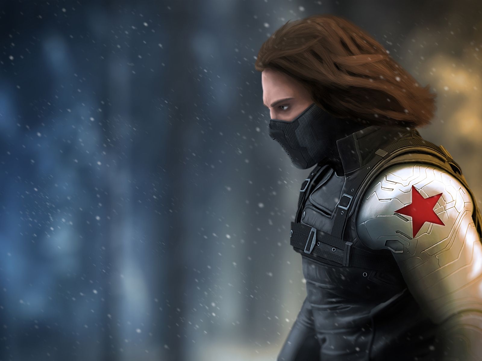 1600x1200 Ultra HD Winter Soldier HD Wallpaper, Desktop