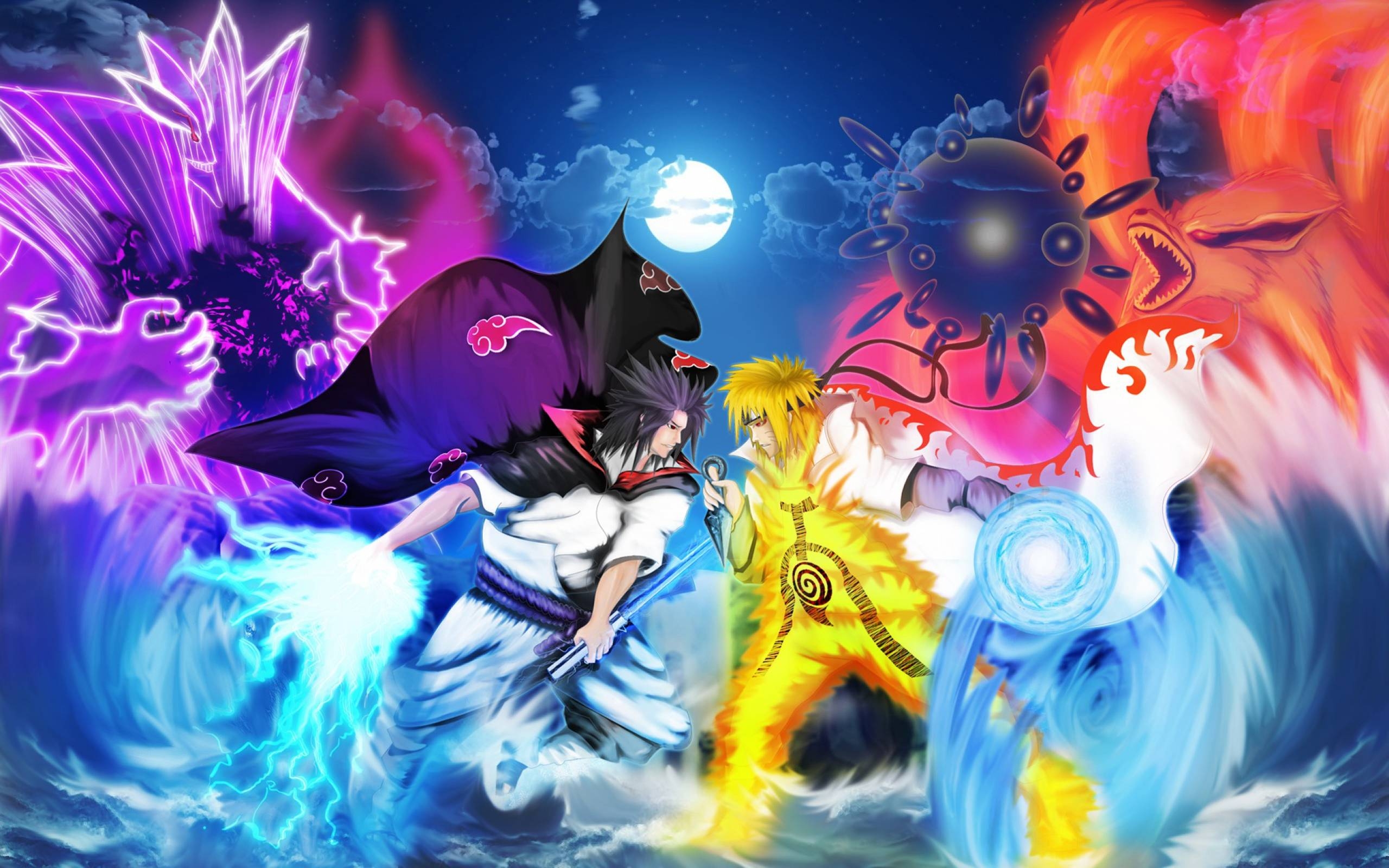 2560x1600 Naruto Vs Sasuke Wallpaper, Desktop