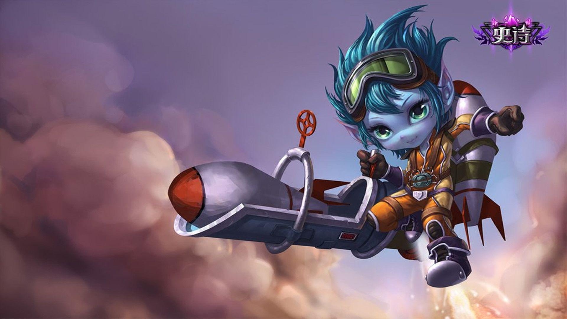 1920x1080 Rocketeer Tristana Chinese Wallpaper, Desktop