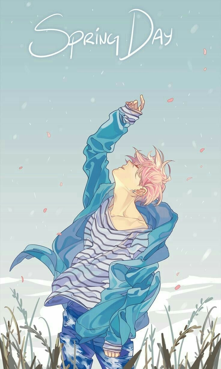 740x1230 Spring day You never walk alone. Bts drawings, Bts wallpaper, Bts, Phone