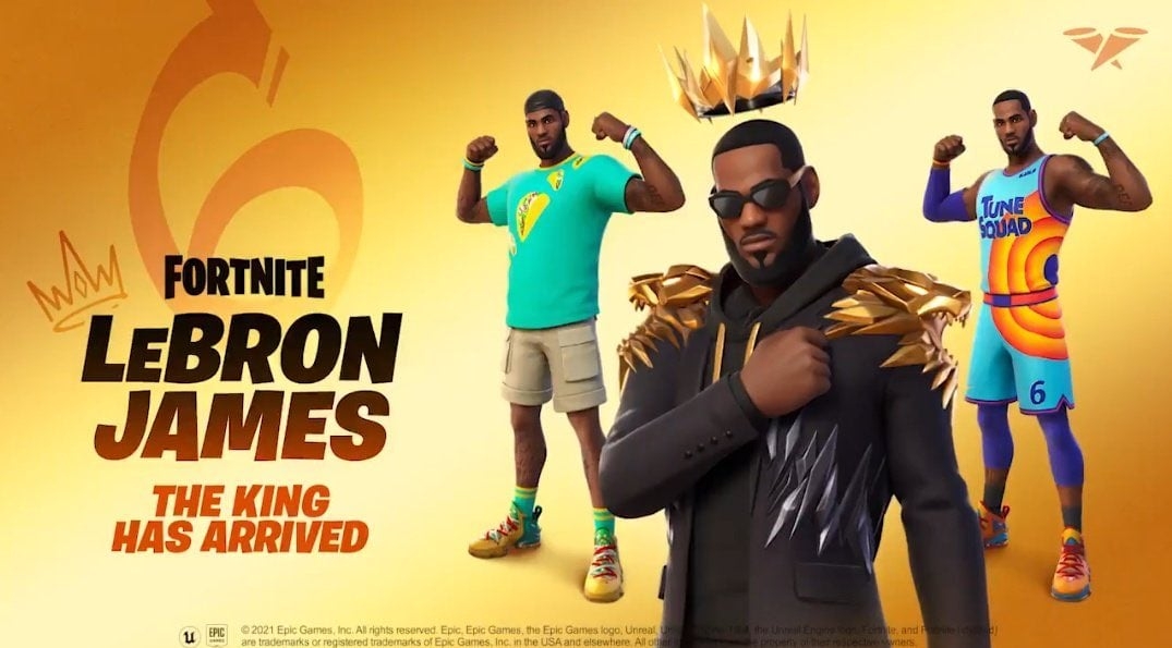 1080x600 LeBron James Fortnite wallpaper, Desktop