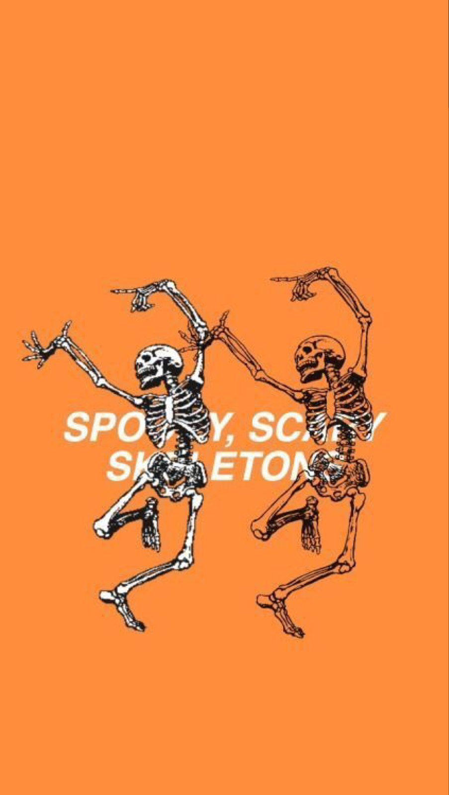 910x1600 Spooky Scary Skeletons. Aesthetic lockscreens, Fall wallpaper, Halloween painting, Phone