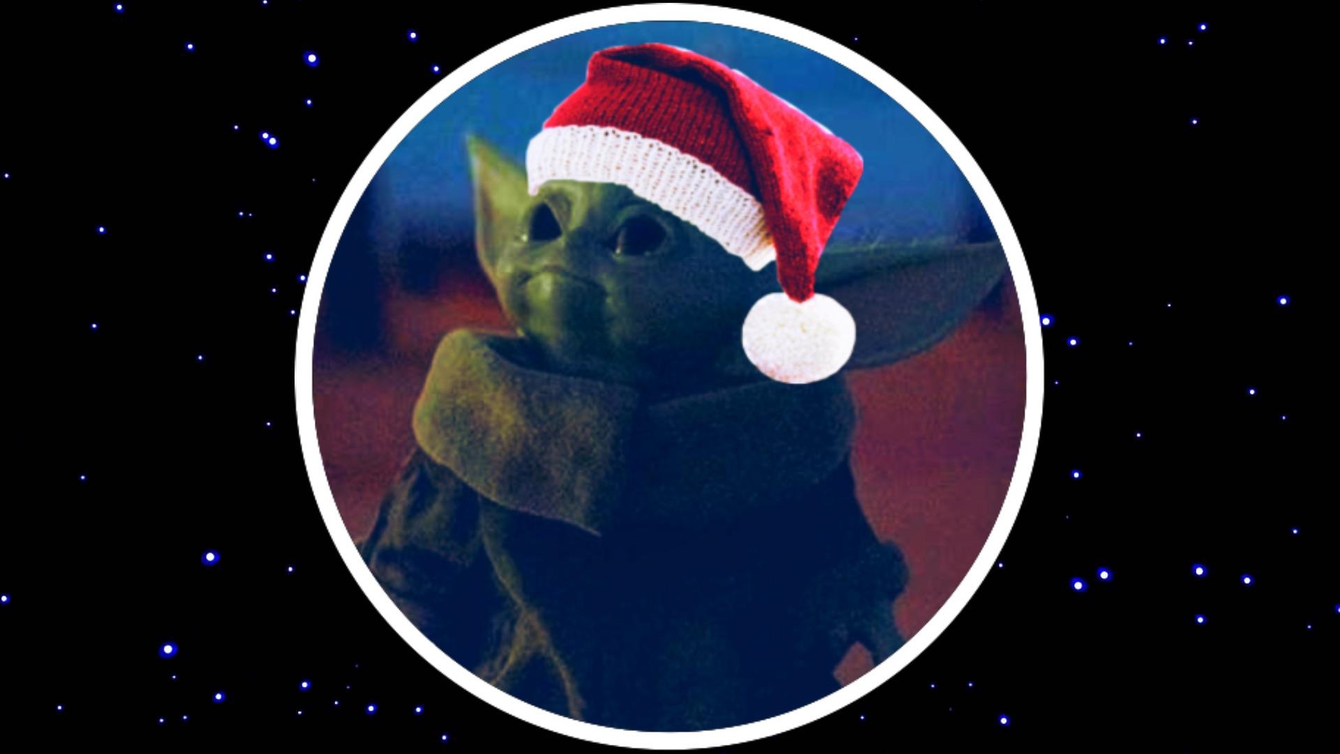 1920x1080 Baby Yoda Wishes you a Merry Christmas!, Desktop