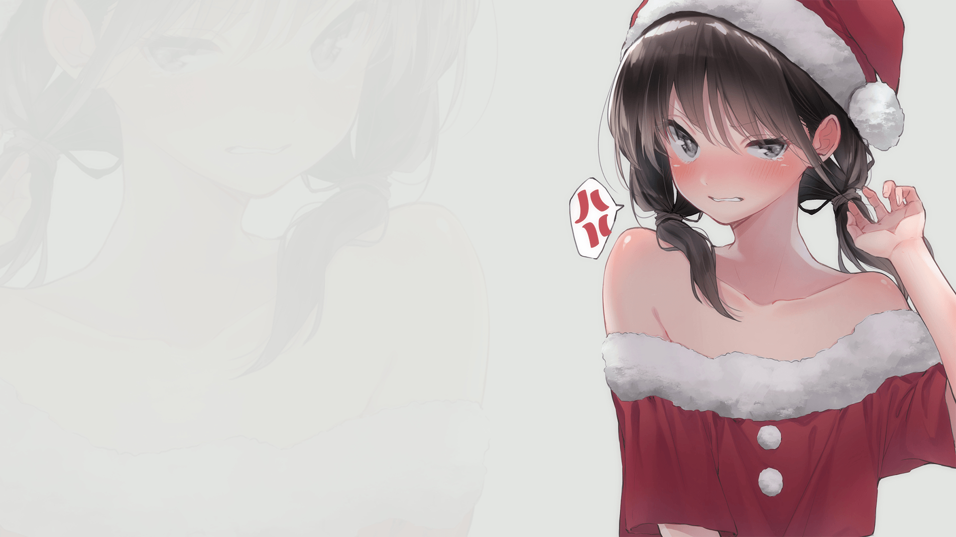 1920x1080 Christmas Anime Girl HD Wallpaper. Background Image, Desktop