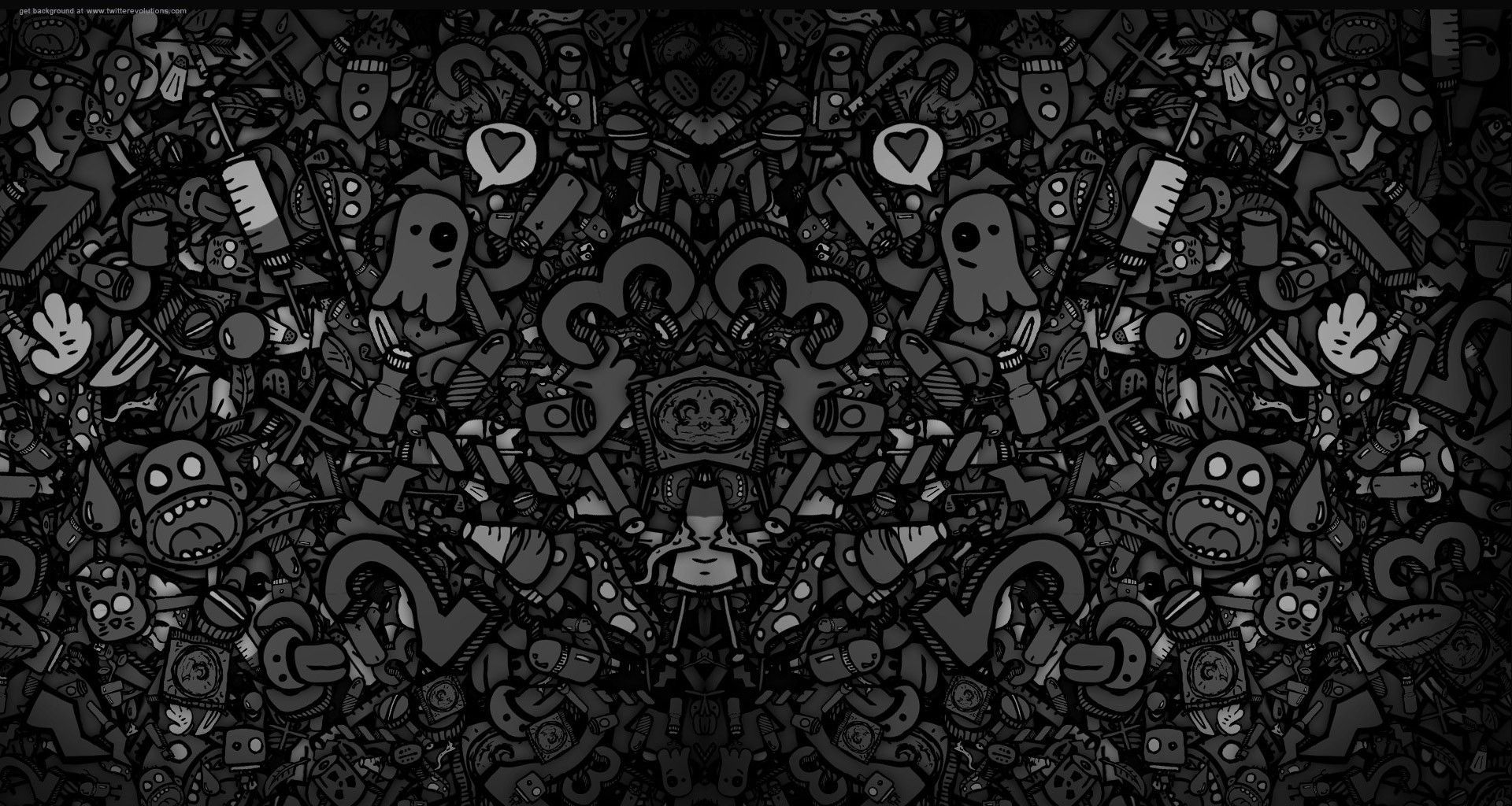 1920x1030 Dark Cartoon Wallpaper, Desktop