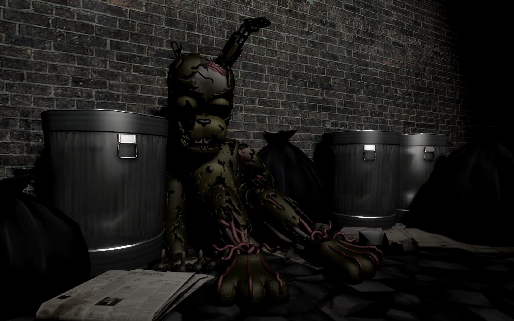 1680x1050 FNAF 6 Alley Screen GMOD recreations, Desktop