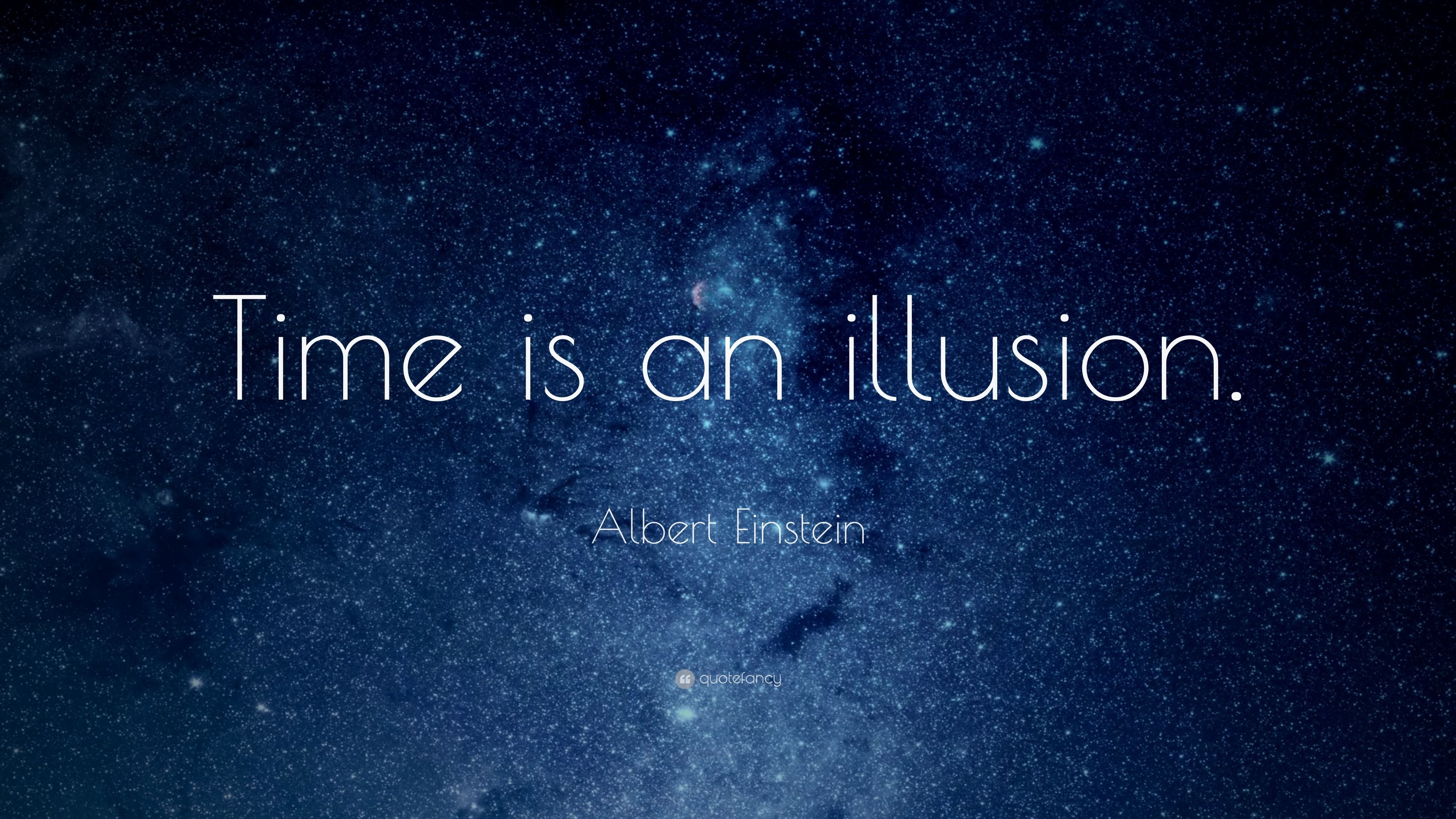 3840x2160 Albert Einstein Quote: “Time is an illusion.” 28 wallpaper, Desktop