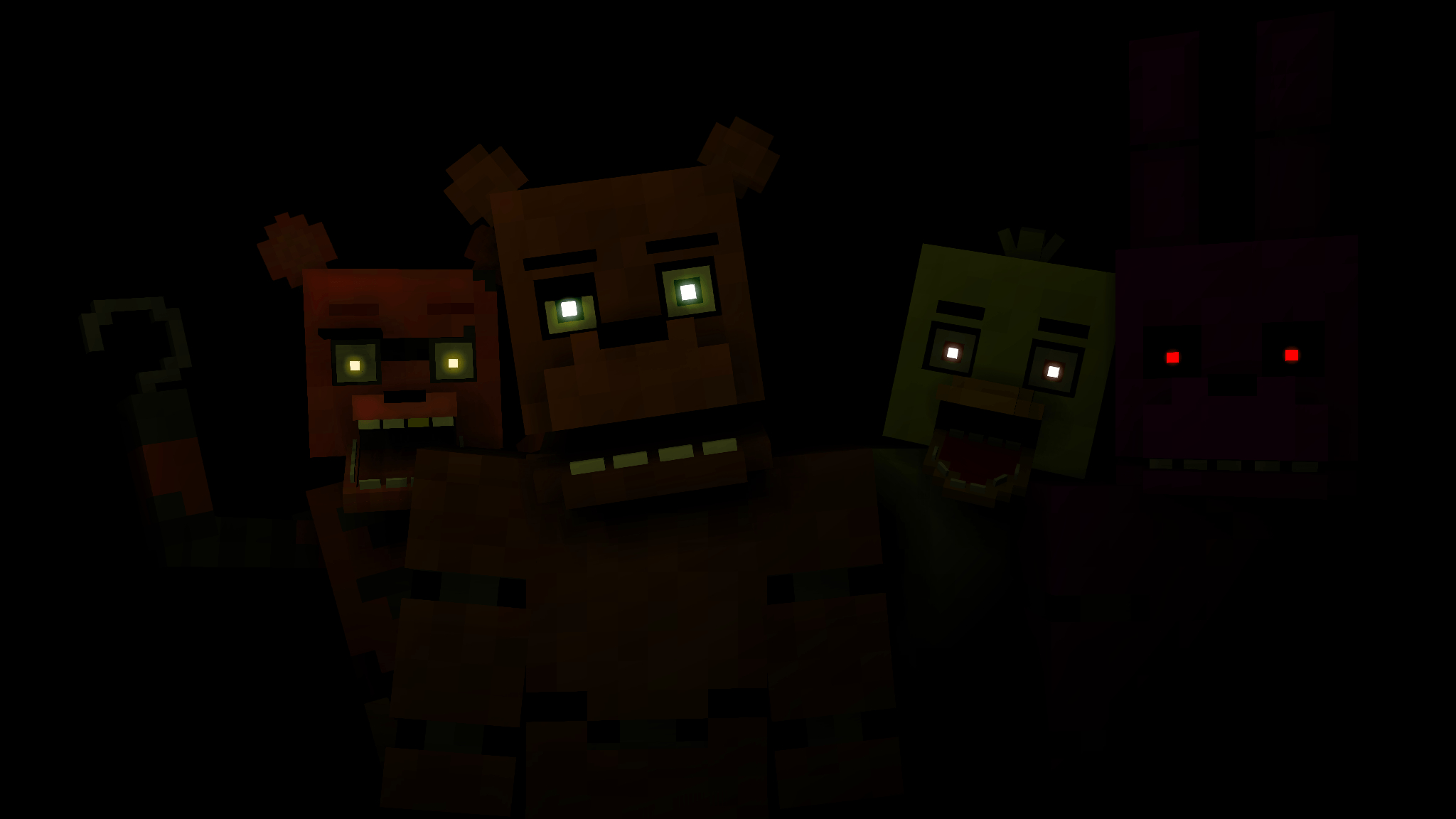 2050x1160 Mike's band and Fredbear's band [2k] and art, Desktop