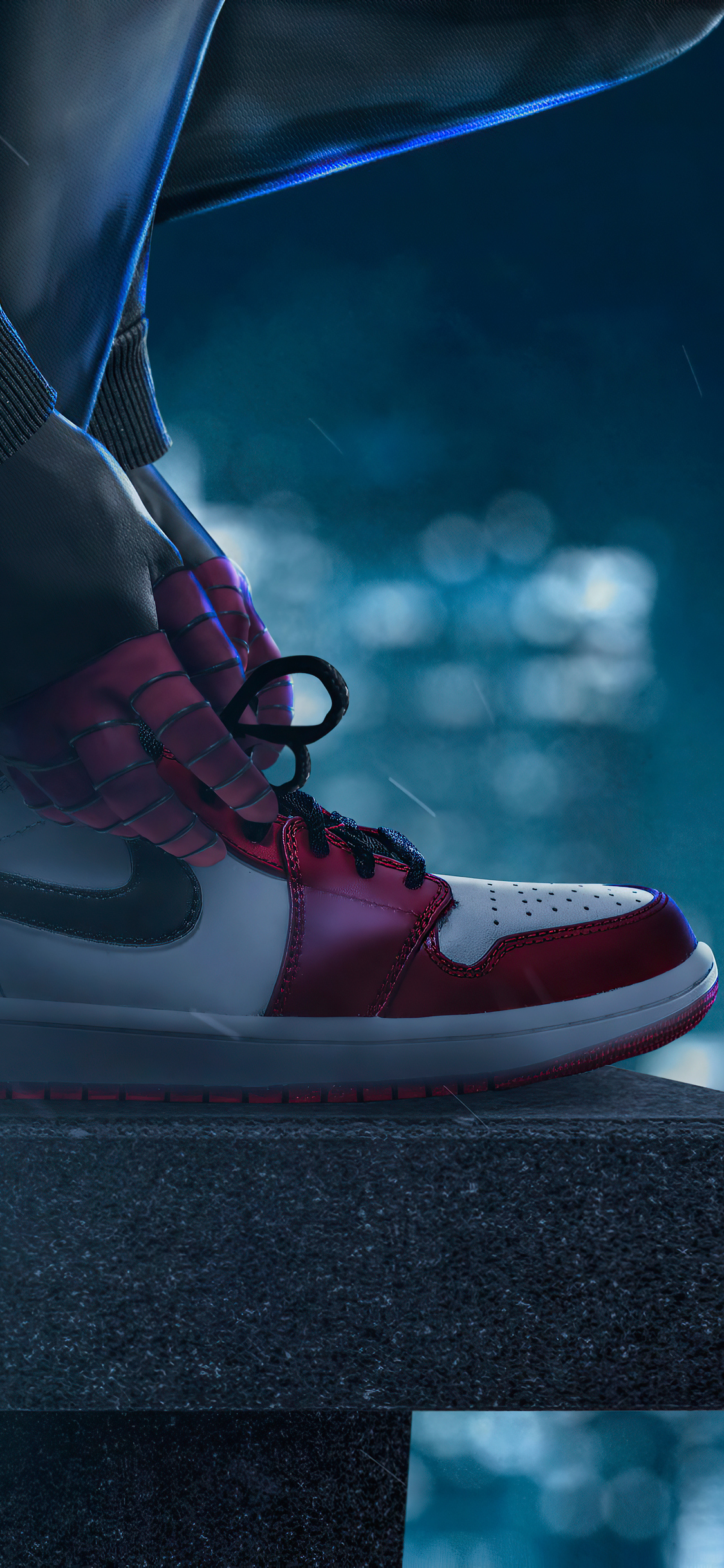 1130x2440 Air Jordan 1 Miles Morales iPhone XS, iPhone iPhone X HD 4k Wallpaper, Image, Background, Photo and Picture, Phone