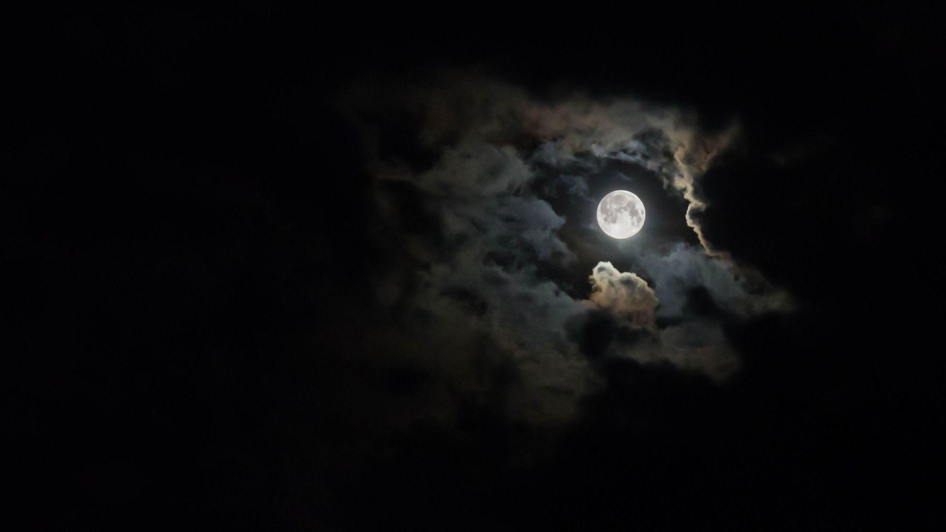 1920x1080 super moon, Desktop