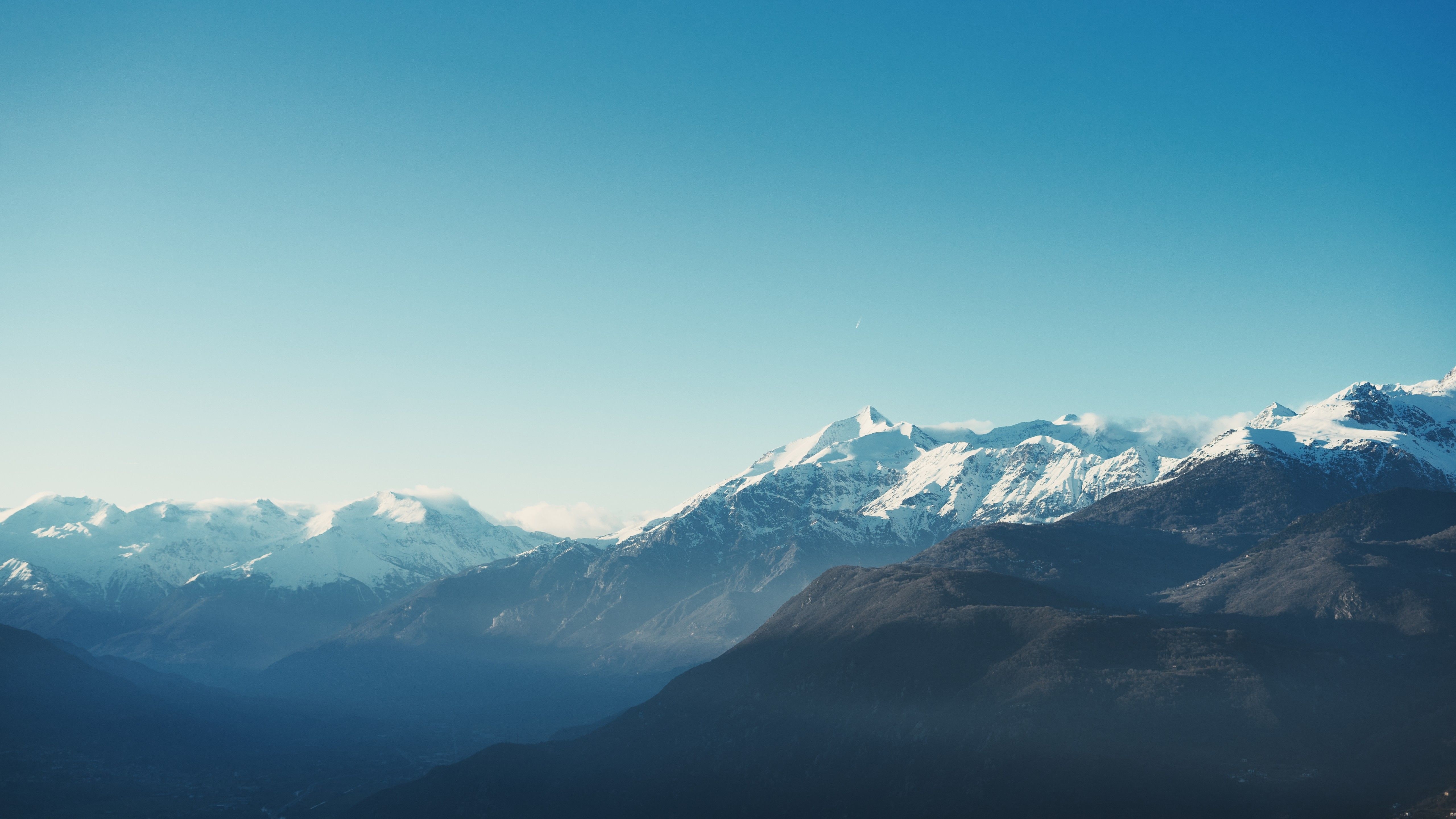 5120x2880 Mountains 4K Wallpaper, Winter, Daytime, Glacier, Blue, Mountain range, 5K, Nature, Desktop