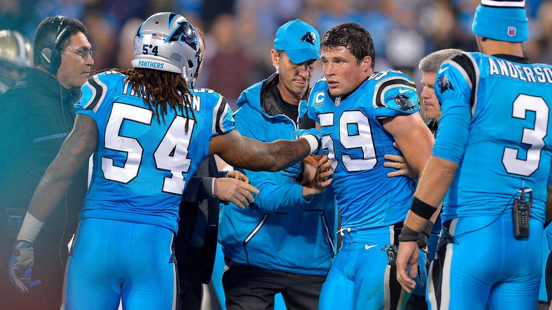 1920x1080 Panthers' Luke Kuechly dodged concussion vs. Eagles, report says, Desktop