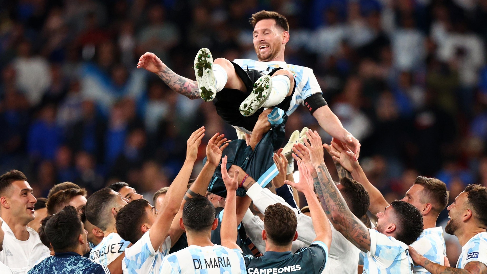 2050x1160 Argentina's Lionel Messi named official Finalissima Player of the Match, Desktop