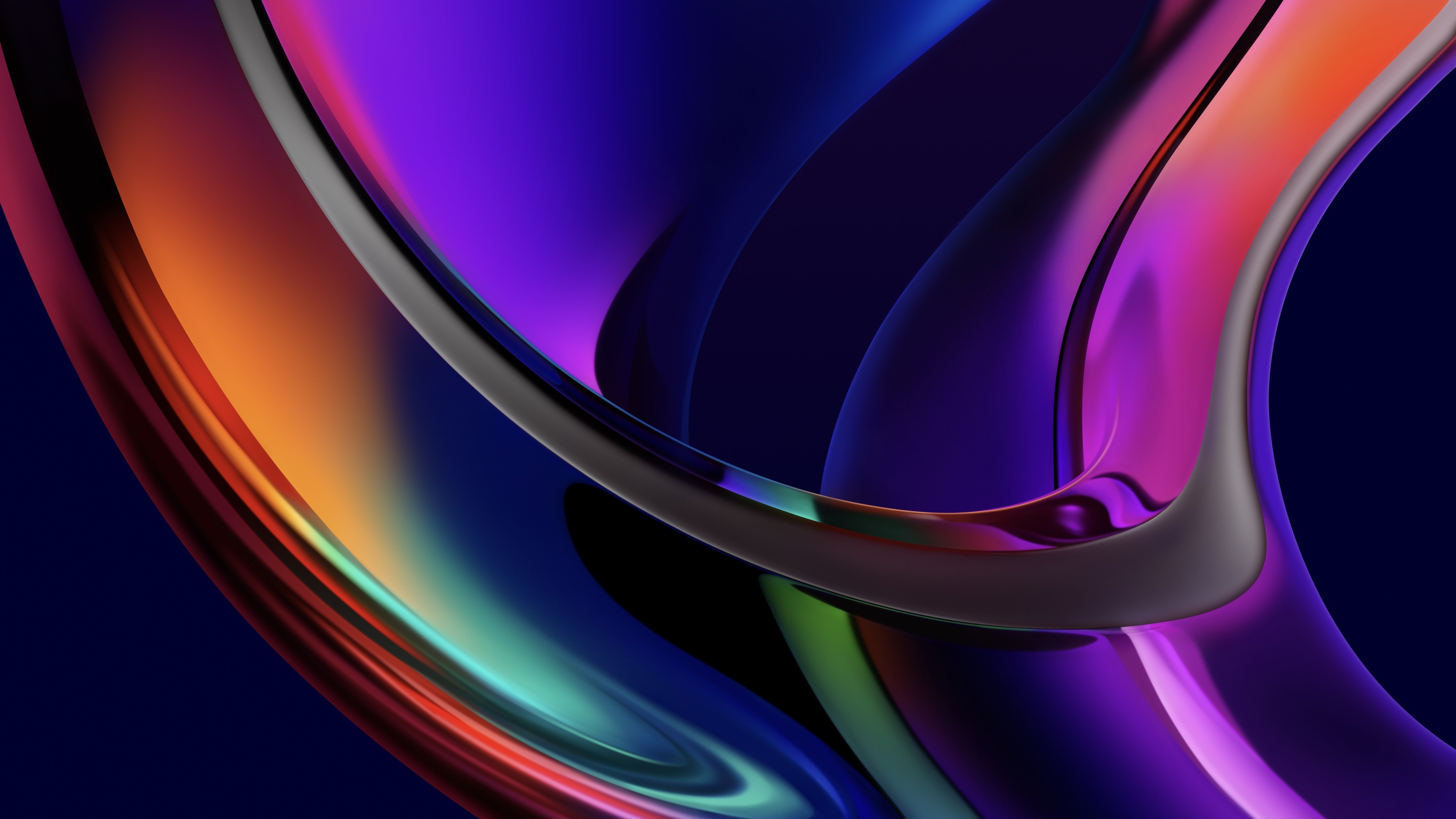 5120x2880 Iridescence Wallpaper 4K, macOS Big Sur, Abstract, Desktop