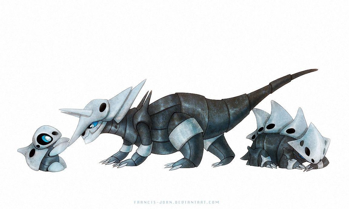 1160x700 Aggron, Lairon And Aron By Francis John, Desktop