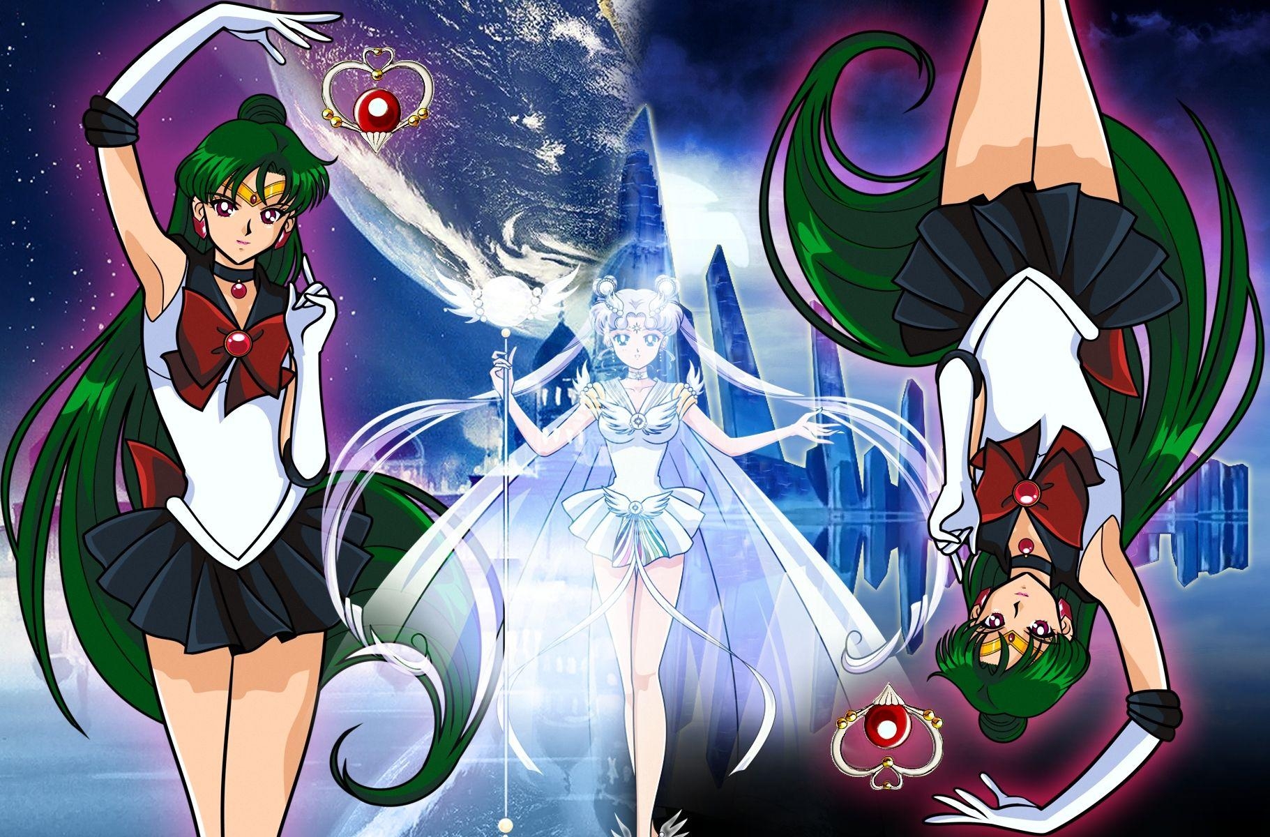 1830x1200 Sailor Pluto Setsuna Anime Image Board, Desktop