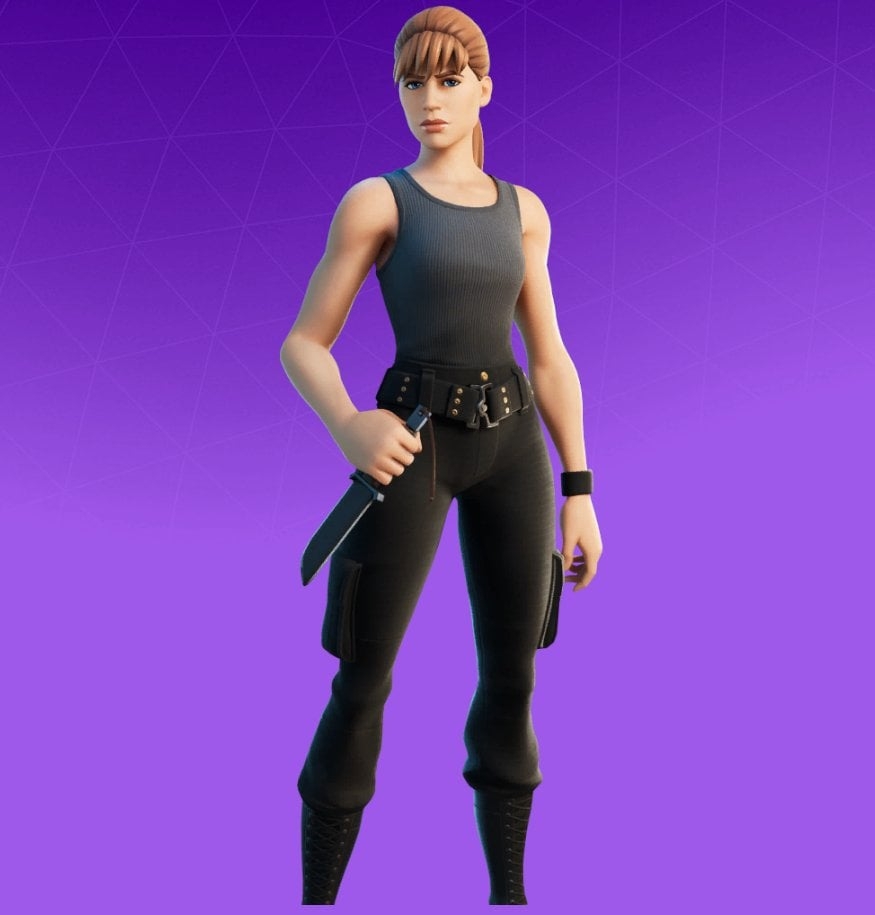 880x920 Sarah Connor Fortnite wallpaper, Phone