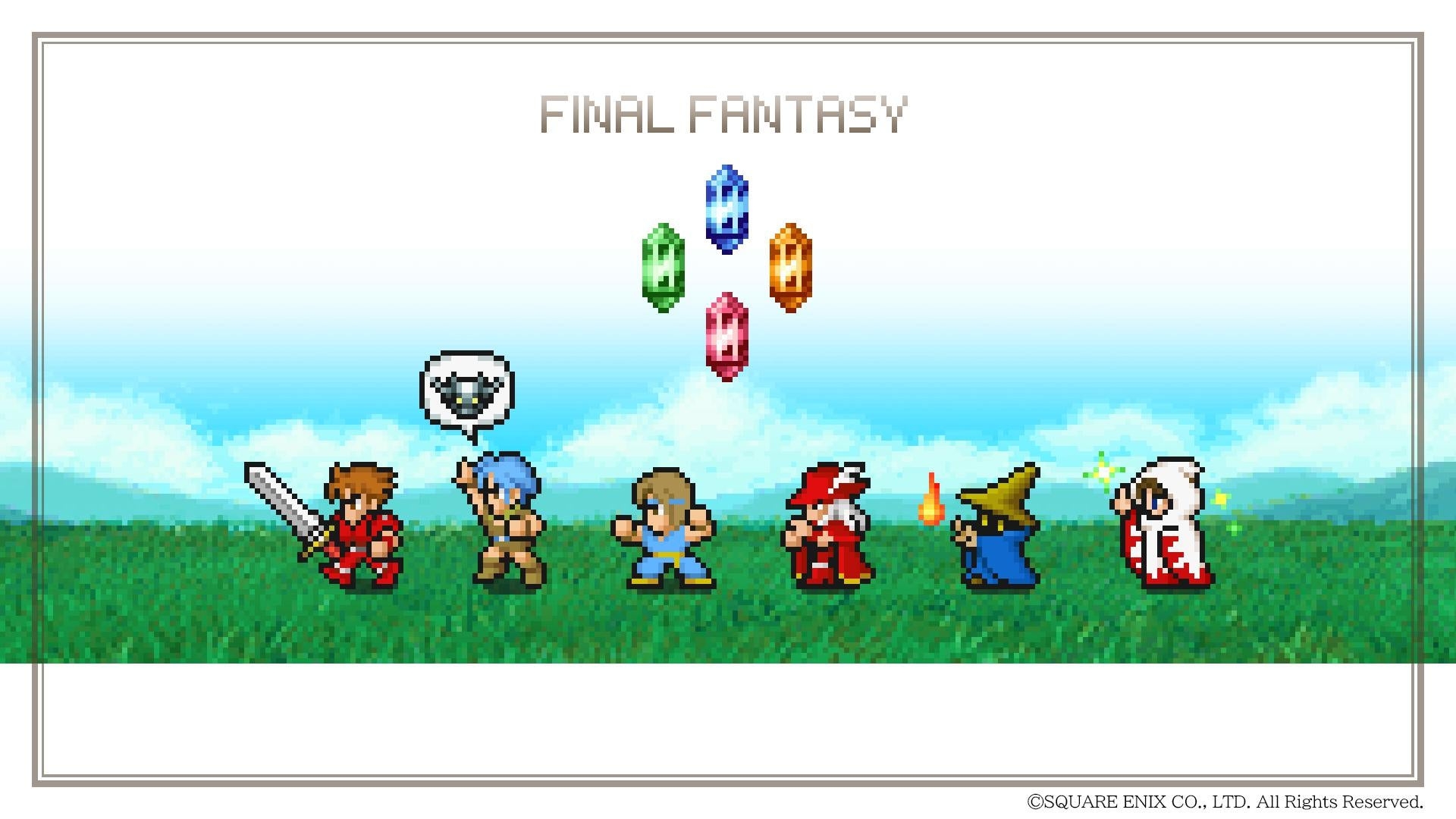 1920x1080 Final Fantasy I VI Pixel Remaster Wallpaper Art, Desktop