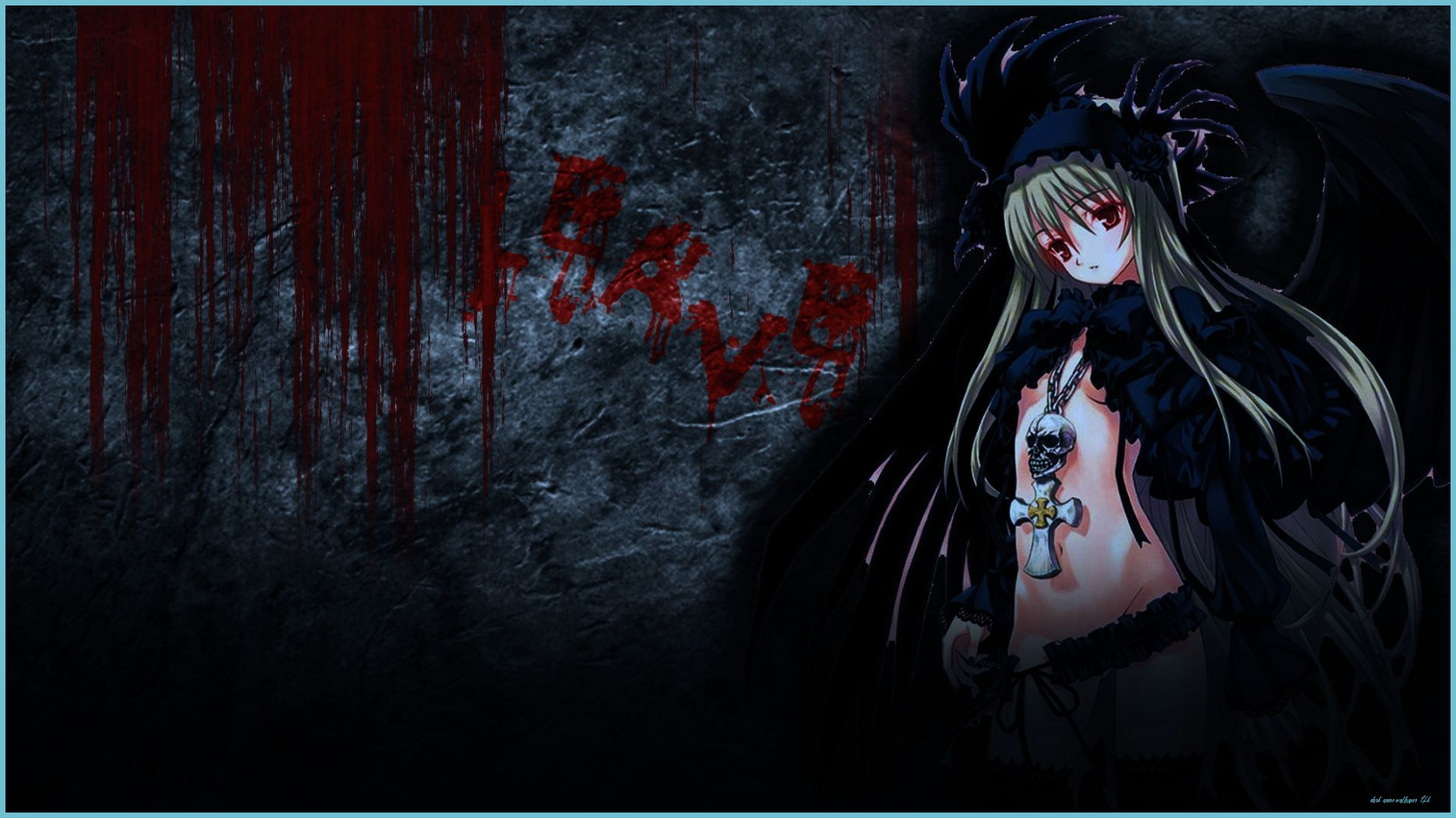 1870x1050 Dark Anime Wallpaper, Desktop