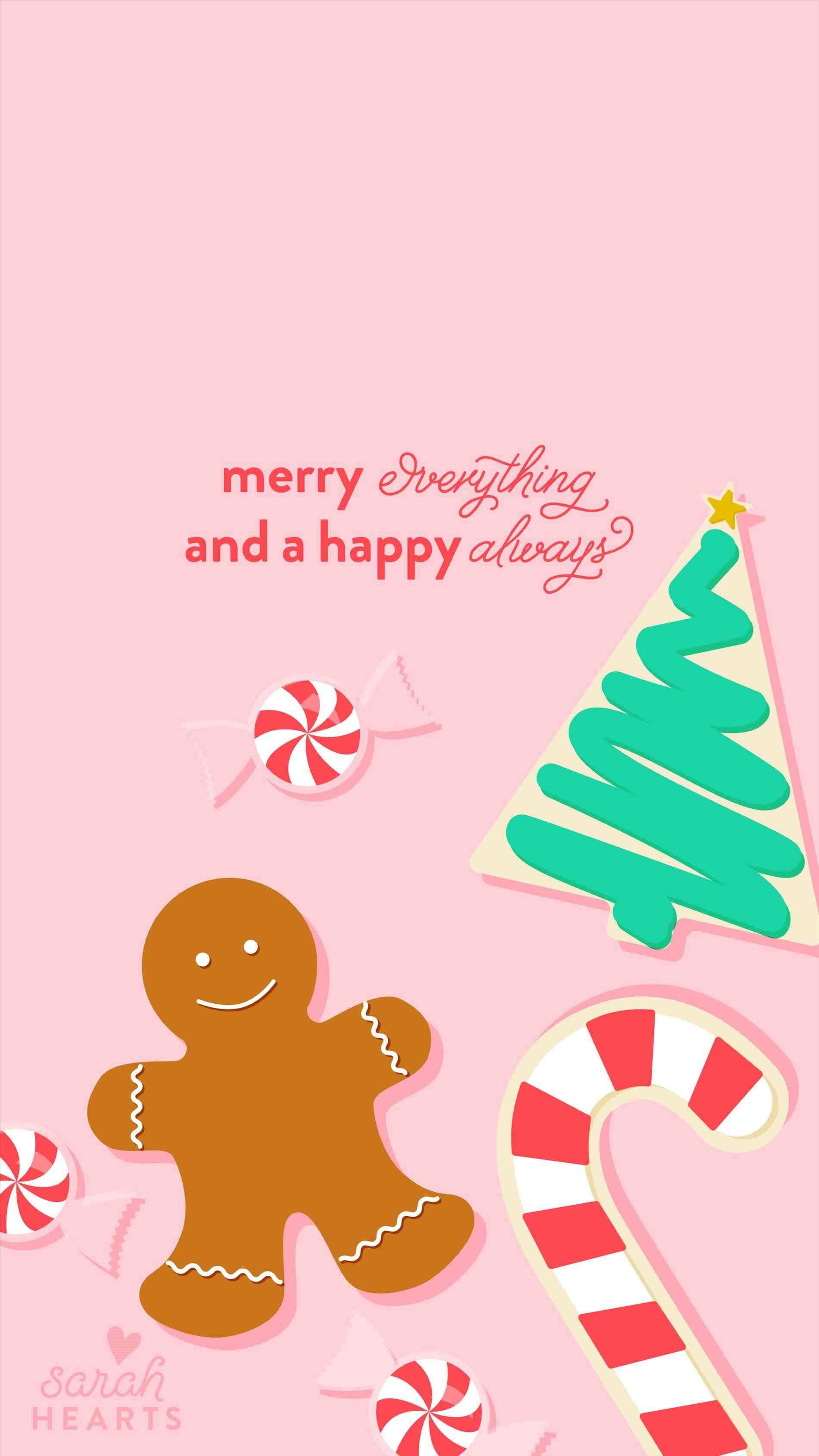 1900x3380 Background Pink Background Christmas Wallpaper Phone Wallpaper Portal, Phone