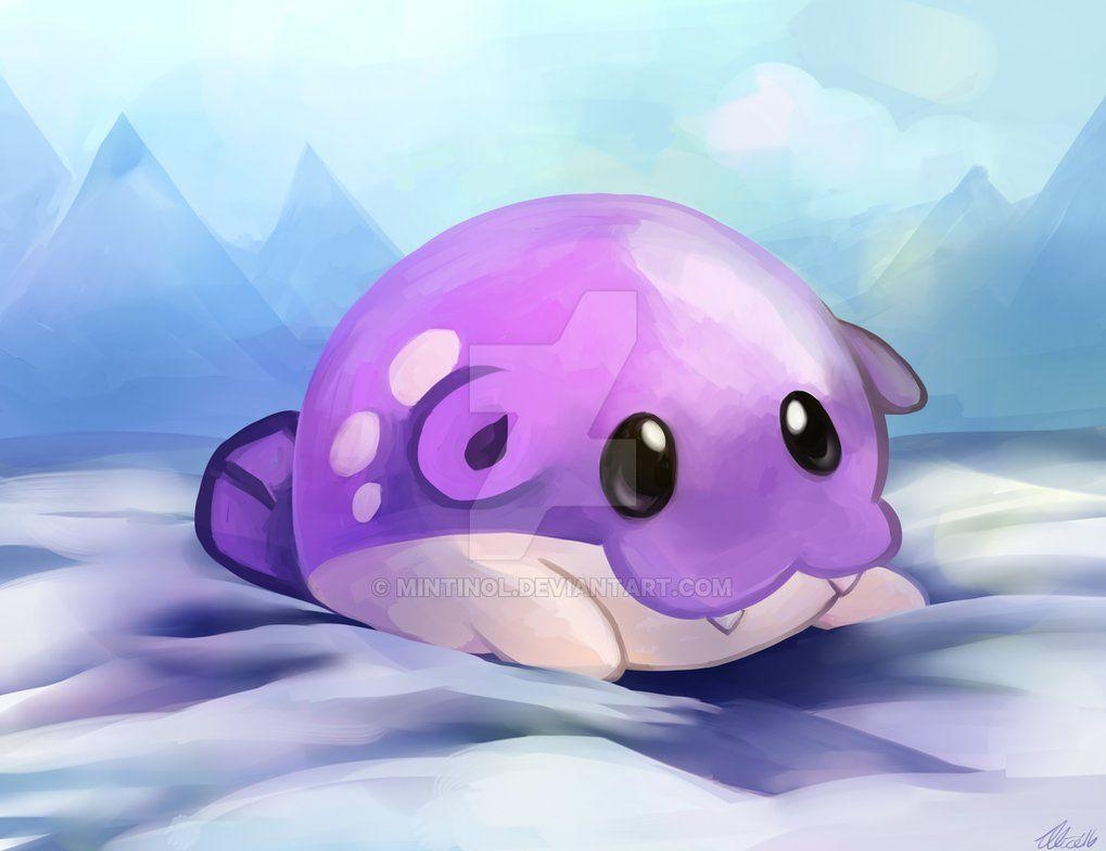 1020x790 Shiny Spheal (Art trade), Desktop