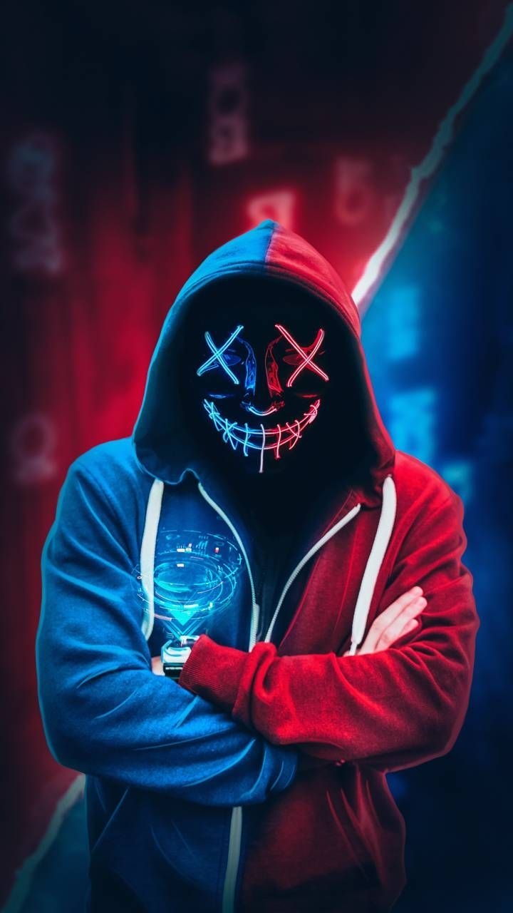 720x1280 Download Mask Neon Boy wallpaper by AmazingWalls now. Browse million. Phone wallpaper for men, Cool wallpaper for phones, Hipster wallpaper, Phone