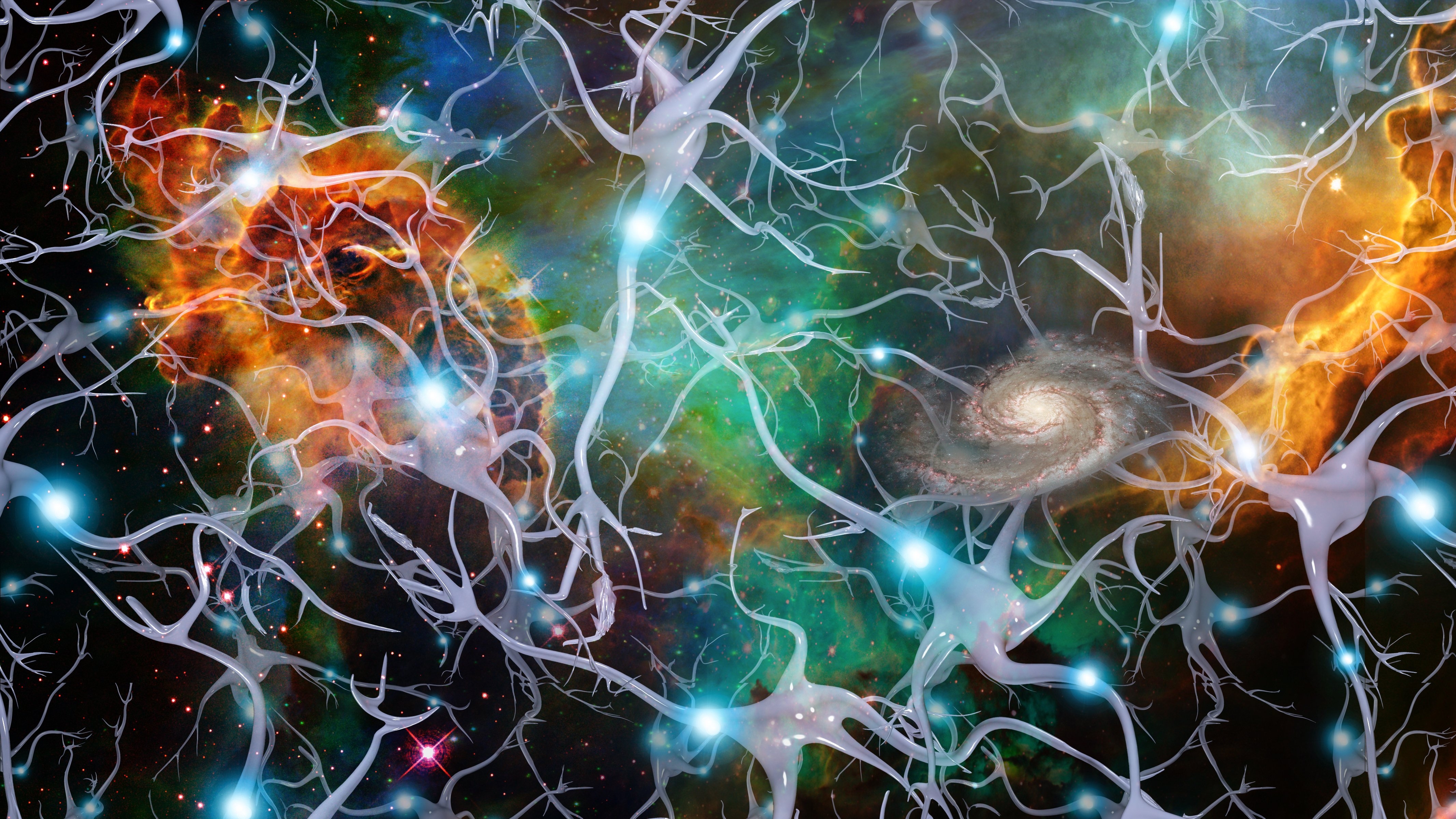 4270x2400 Wallpaper,  px, anatomy, brain, d, digital, dream, galaxy, head, medical, psychedelic, ray, skull, space, stars, x, XRAY, Desktop