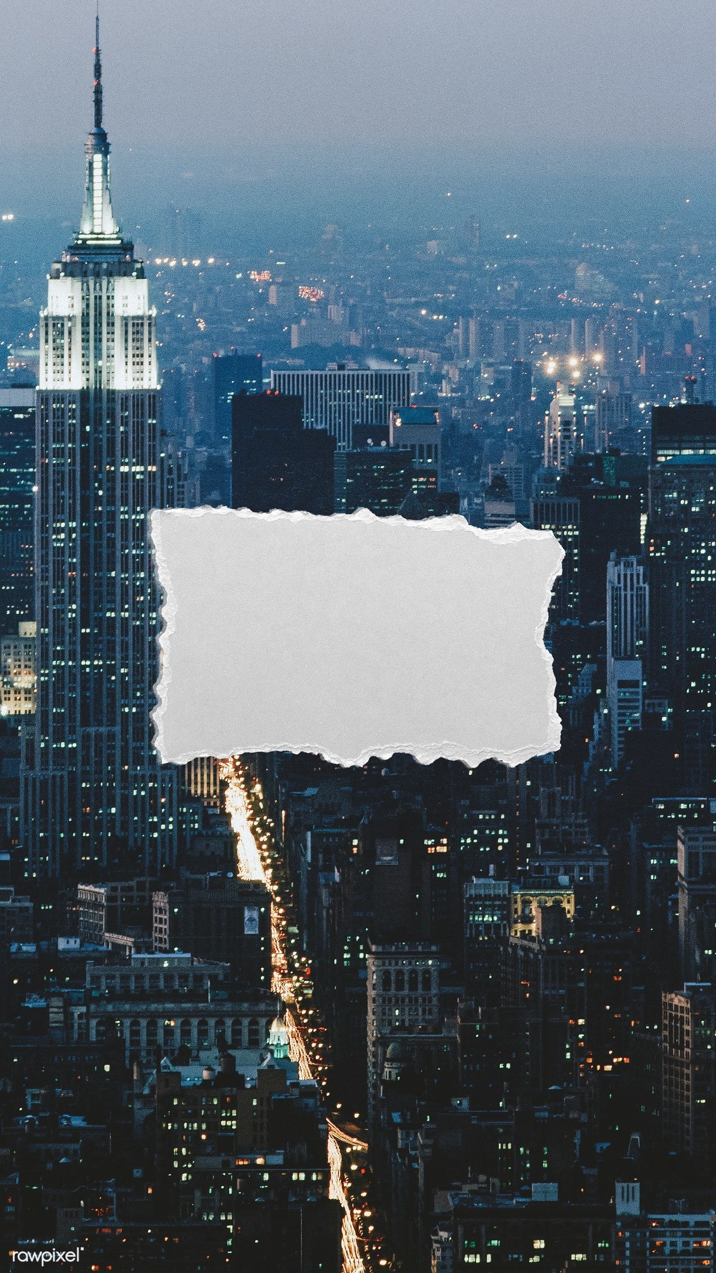 1400x2490 NYC mobile phone lock screen. Royalty free stock psd mockup, Phone