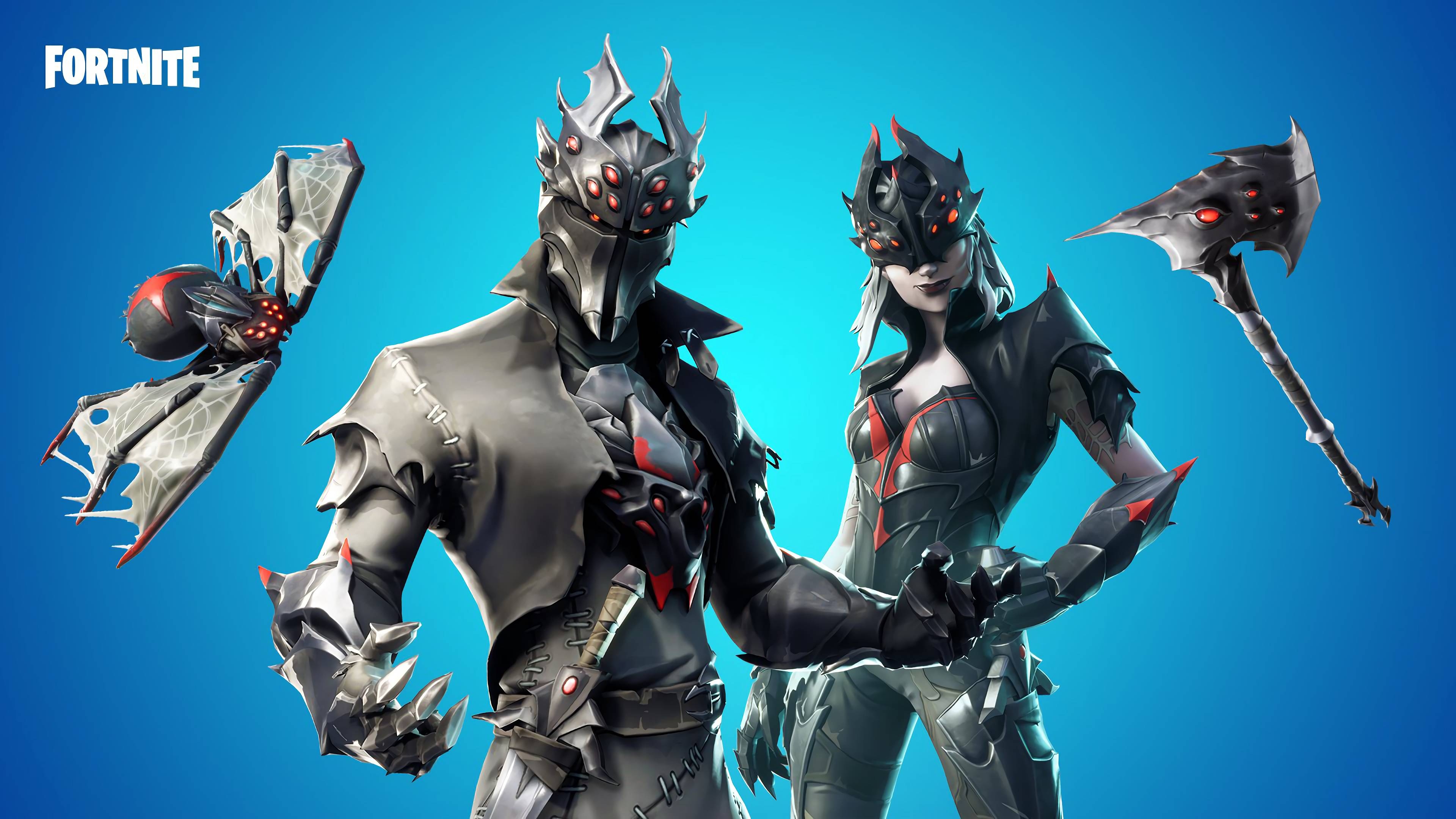 3840x2160 Spider Knight 4K 8K HD Fortnite Battle Royale Wallpaper, Desktop