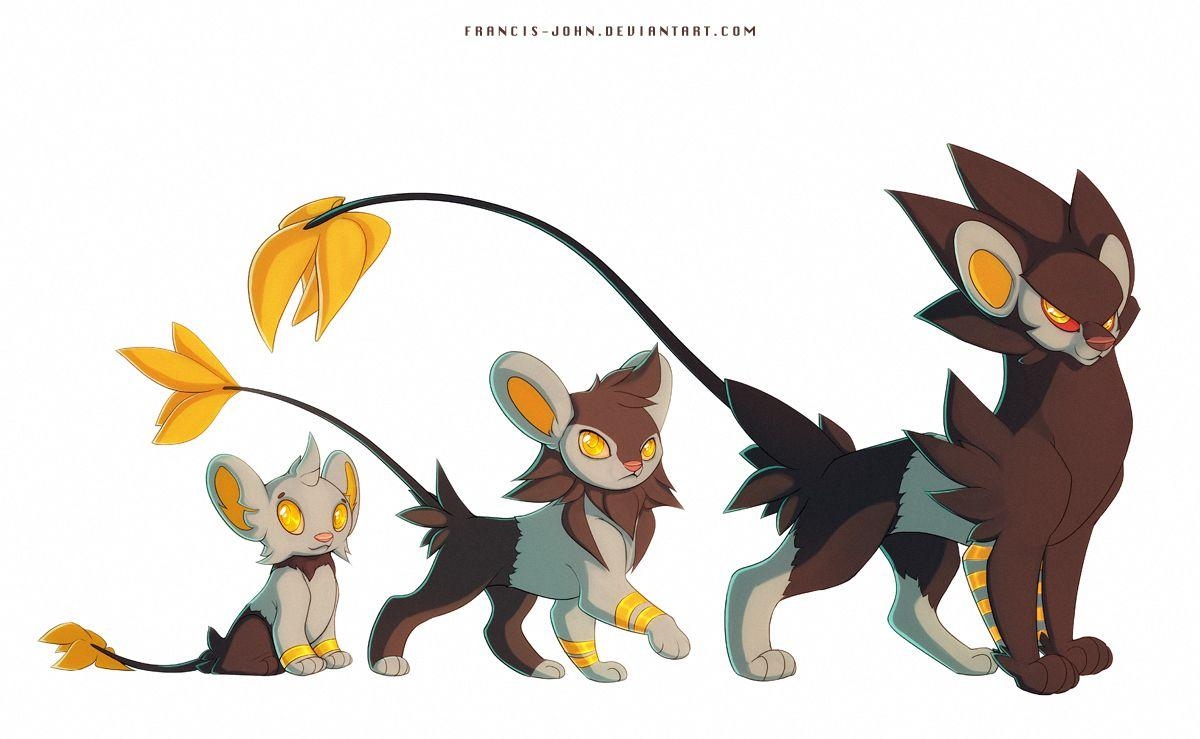 1200x740 Shinx Luxio and Luxray by francis_john - Fur Affinity [dot] net, Desktop