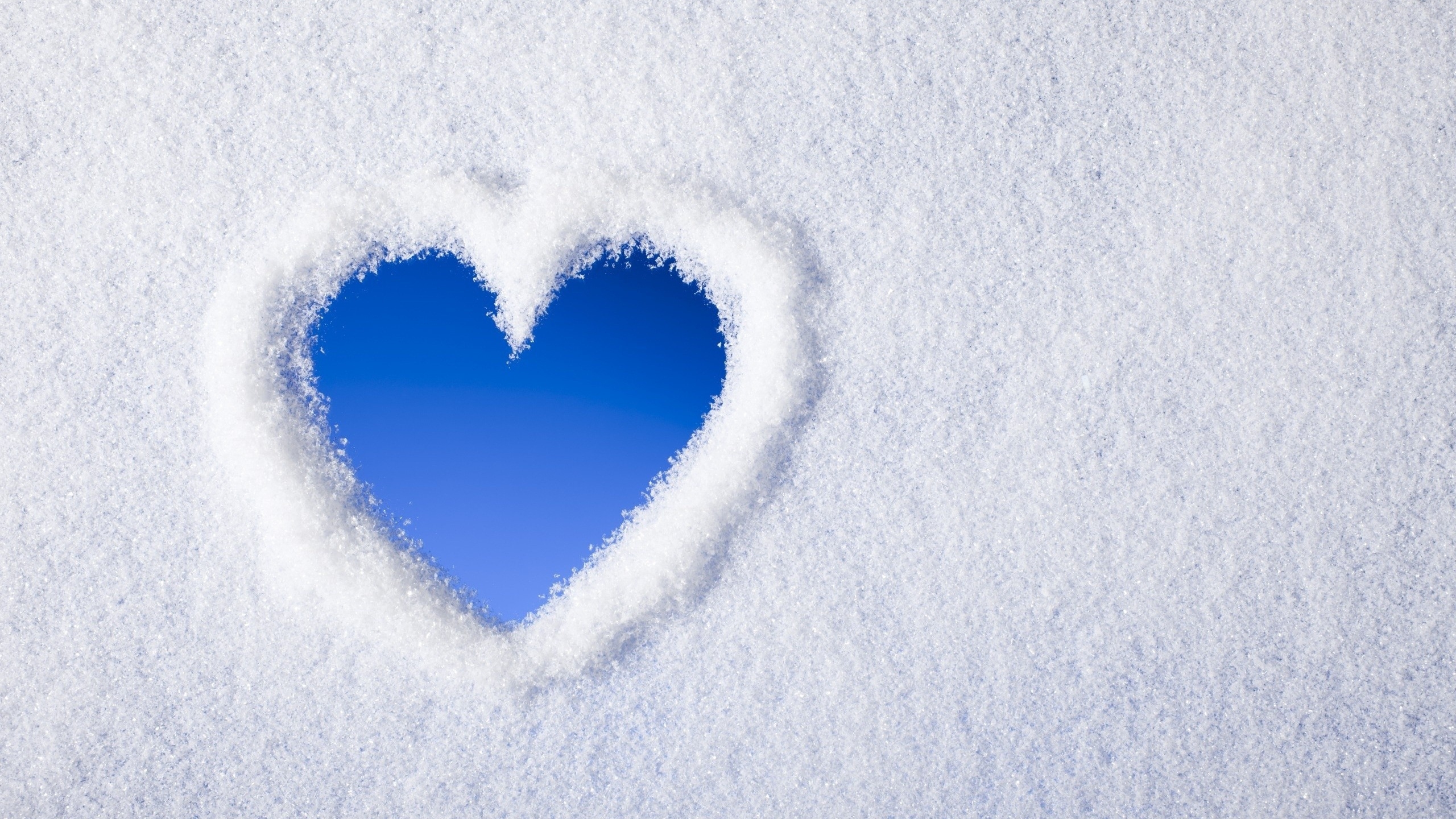 2560x1440 HD Winter Love Wallpaper, Desktop