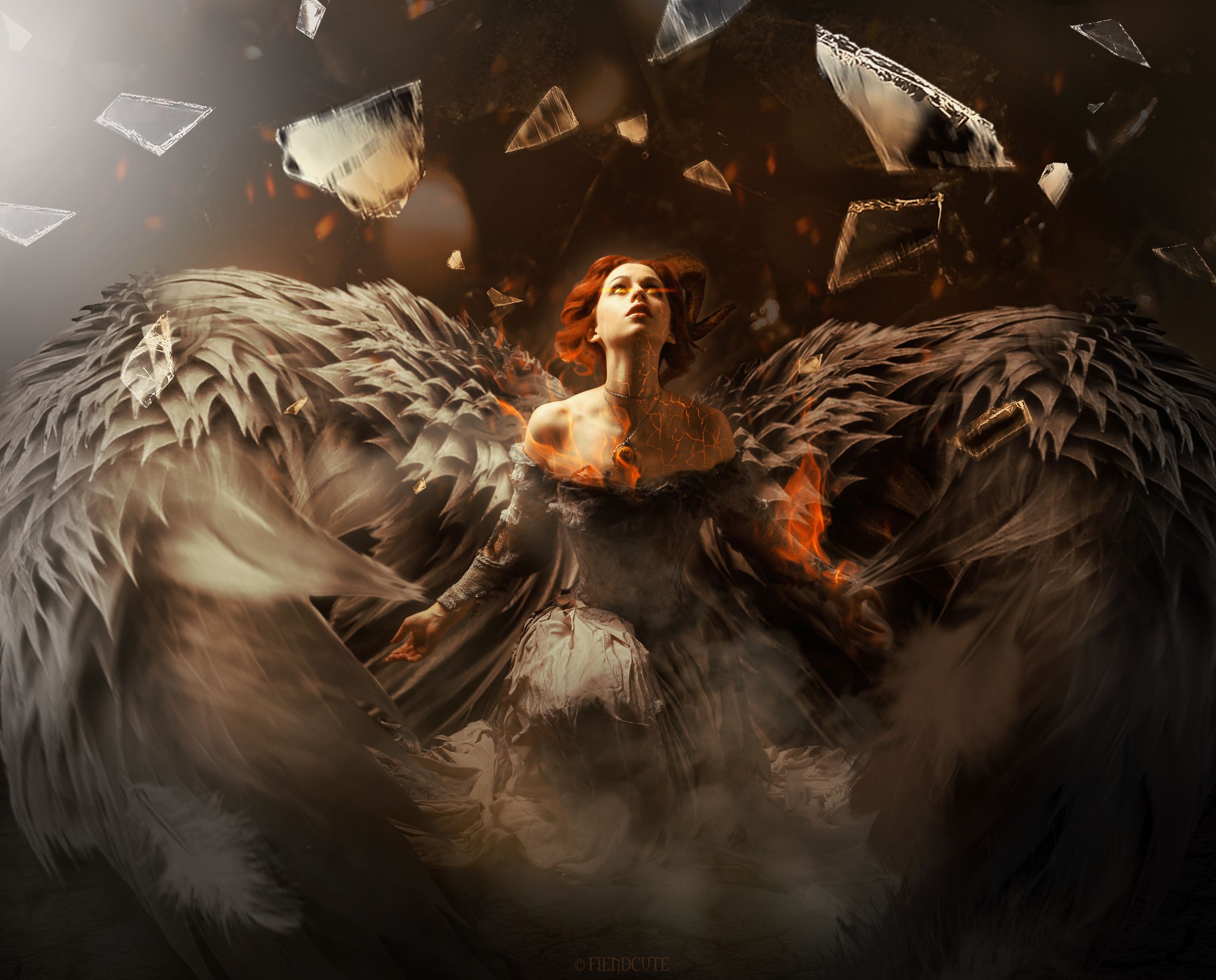 3020x2430 Fallen Angel 4k 1600x900 Resolution HD 4k Wallpaper, Image, Background, Photo and Picture, Desktop