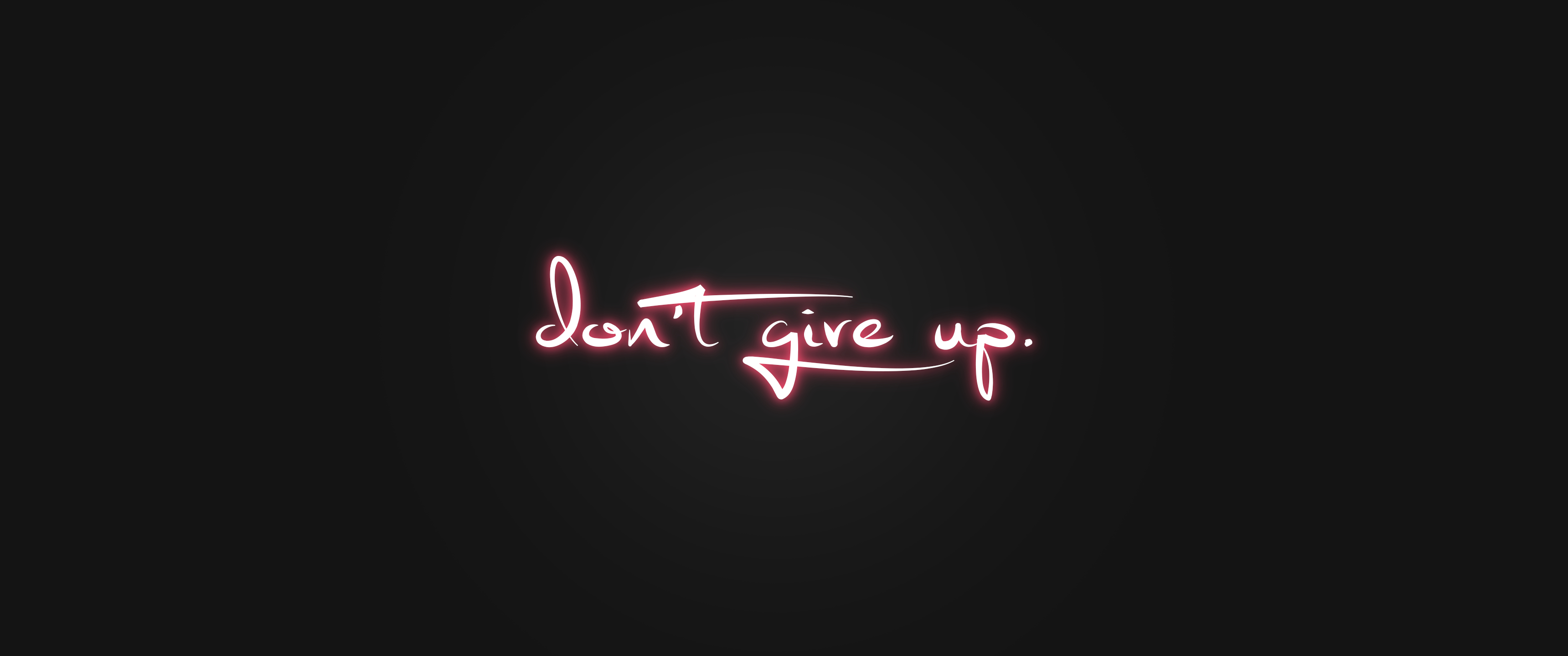 3440x1440 Dont Give Up HD wallpaper, Dual Screen