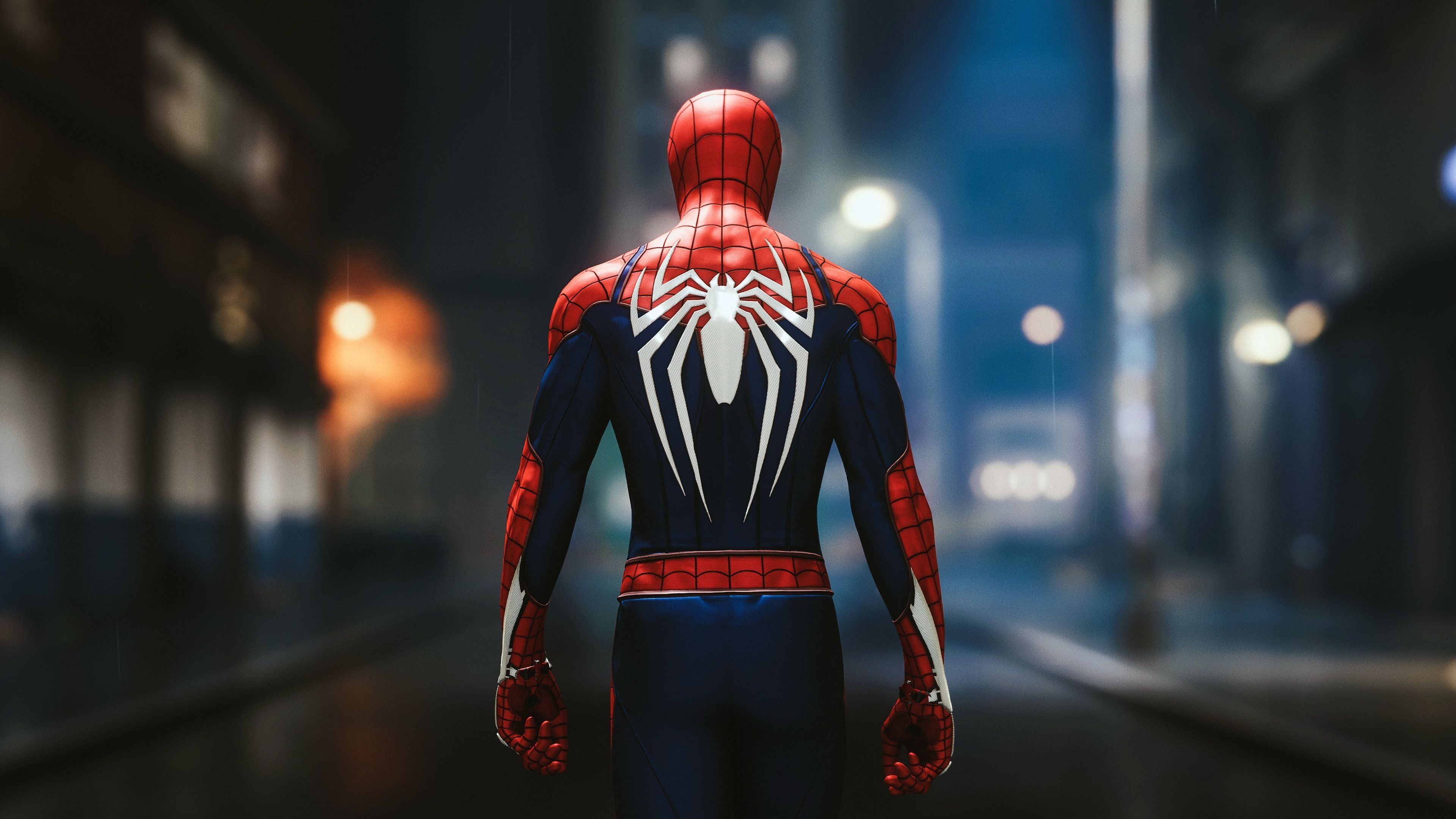 3840x2160 General  Spider Man Spider Video Games Superhero Marvel Comics Rear View. Superhero Wallpaper, Superhero Wallpaper Hd, Spiderman Ps4 Wallpaper, Desktop