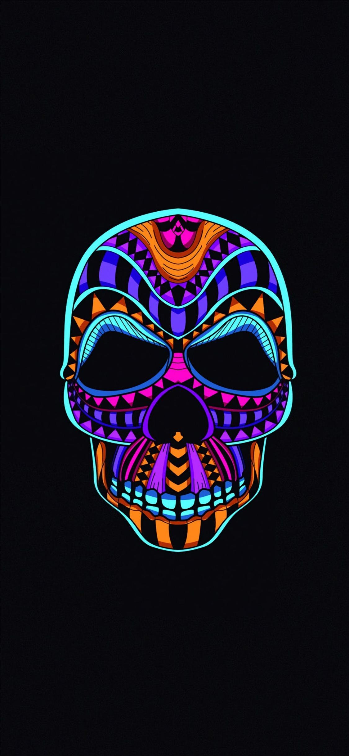 1130x2440 Best Skull iPhone X HD Wallpaper, Phone